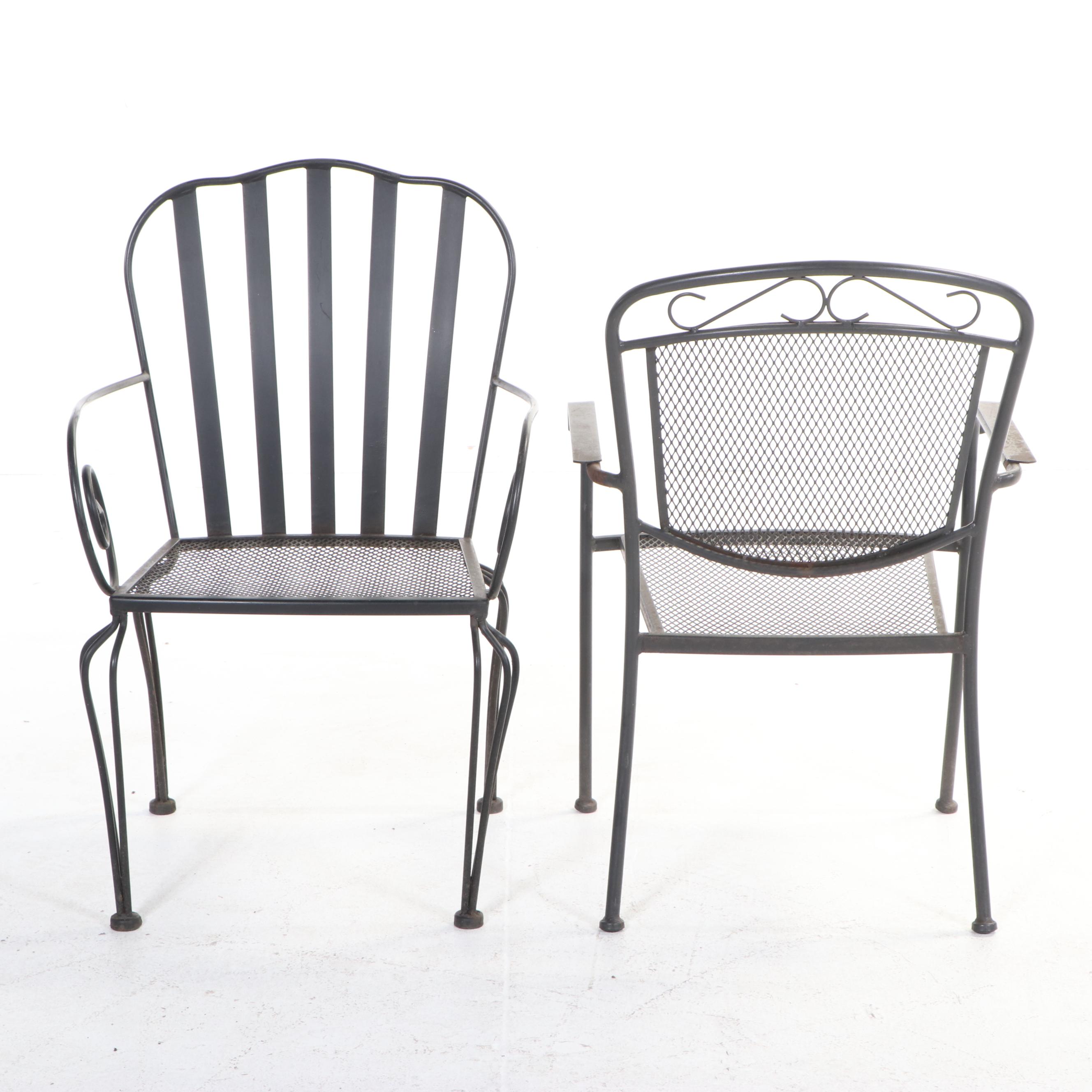 EightPiece PowderCoated Metal Patio Dining Set, Incl. Hampton Bay EBTH