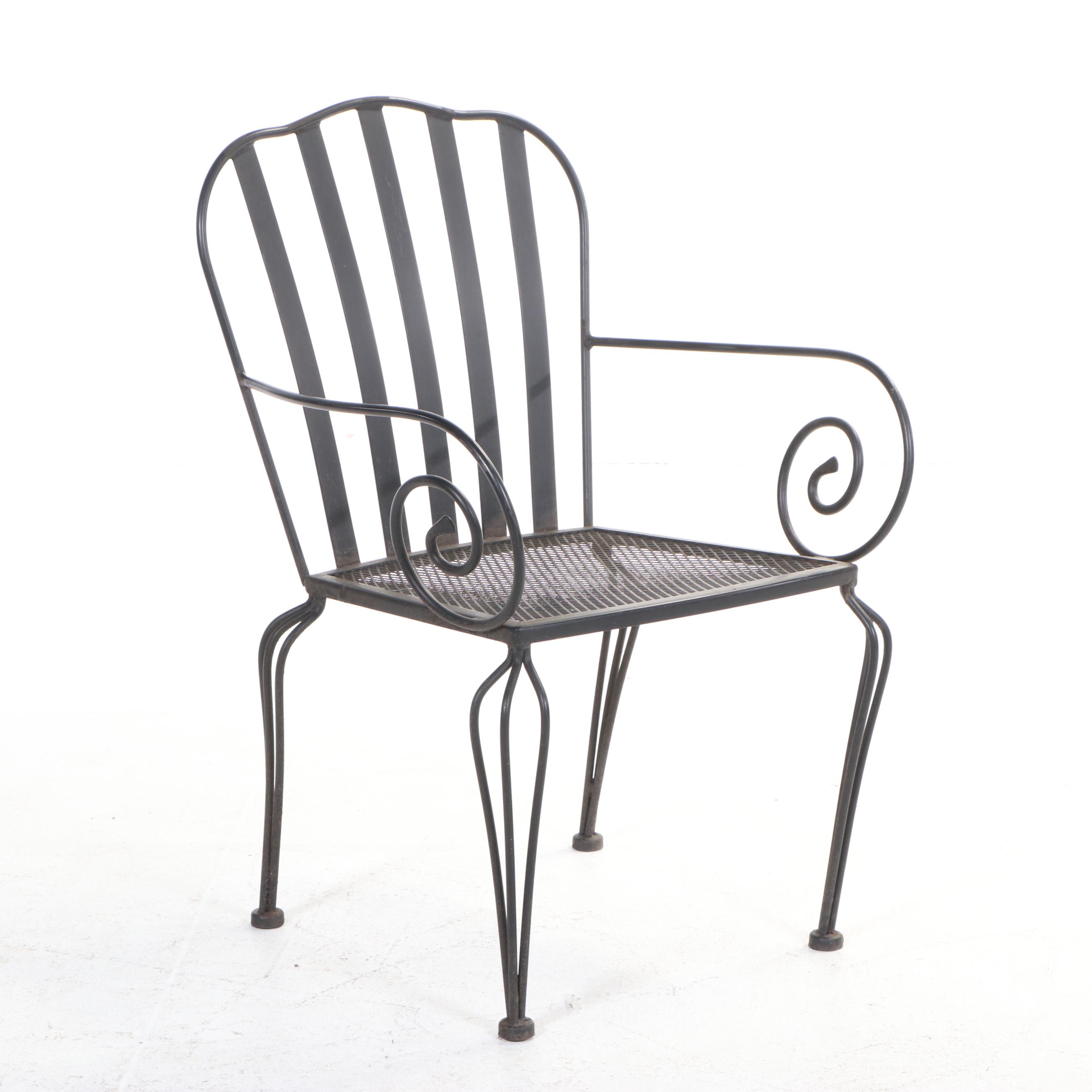 Eight-Piece Powder-Coated Metal Patio Dining Set, Incl. Hampton Bay