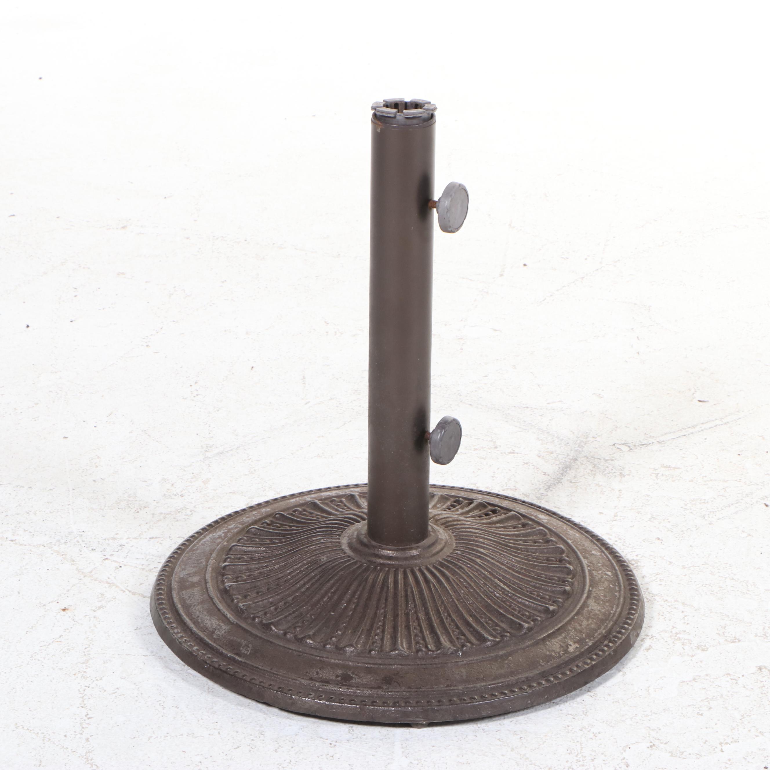 Eight-Piece Powder-Coated Metal Patio Dining Set, Incl. Hampton Bay