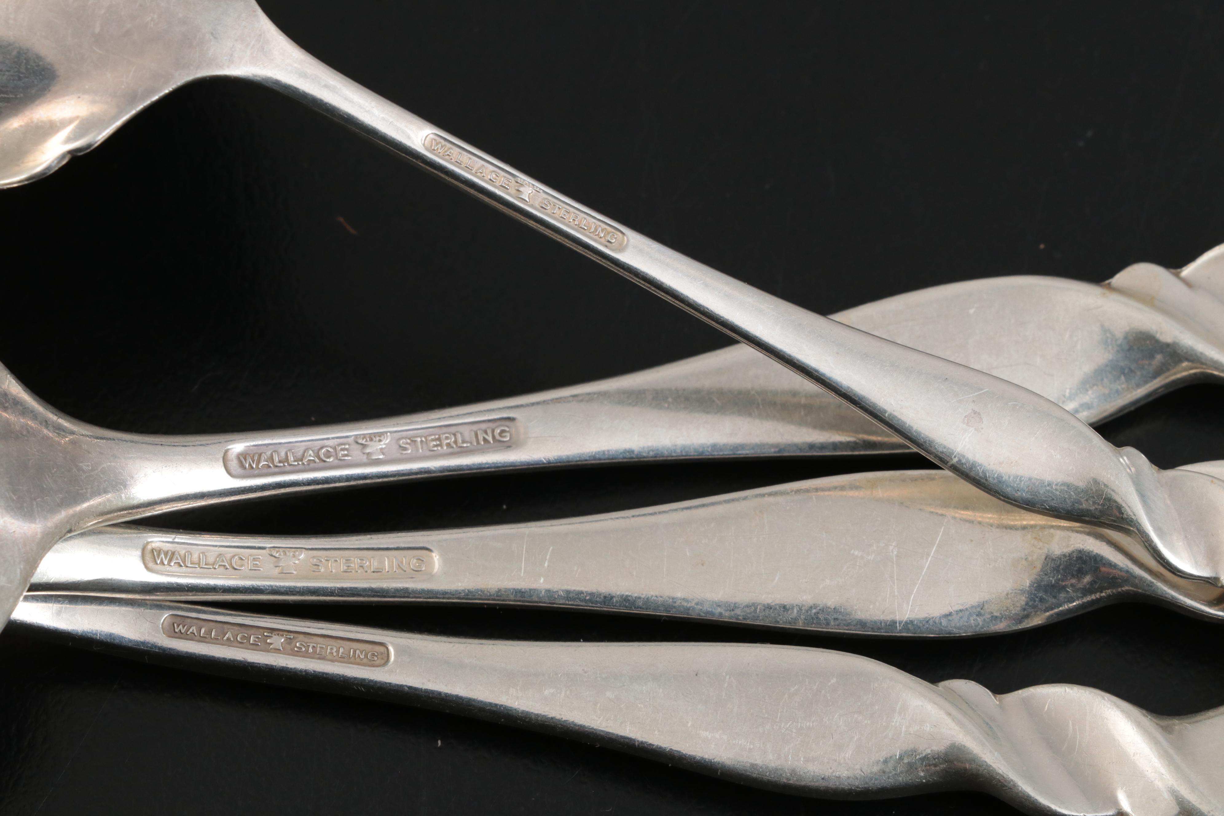 Wallace "Silver Swirl" Sterling Silver Flatware and Serving Utensils