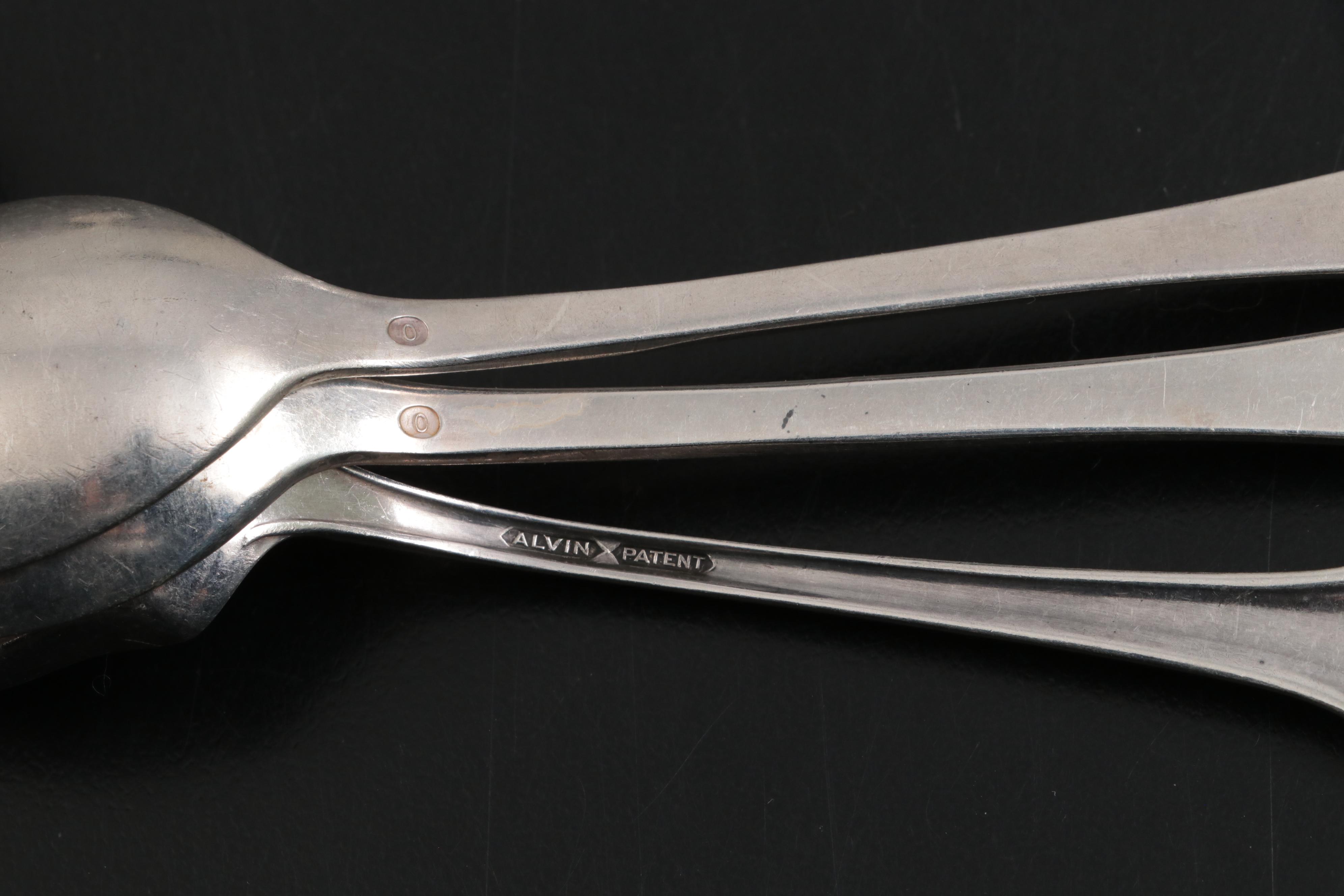 Wallace "Silver Swirl" Sterling Silver Flatware and Serving Utensils