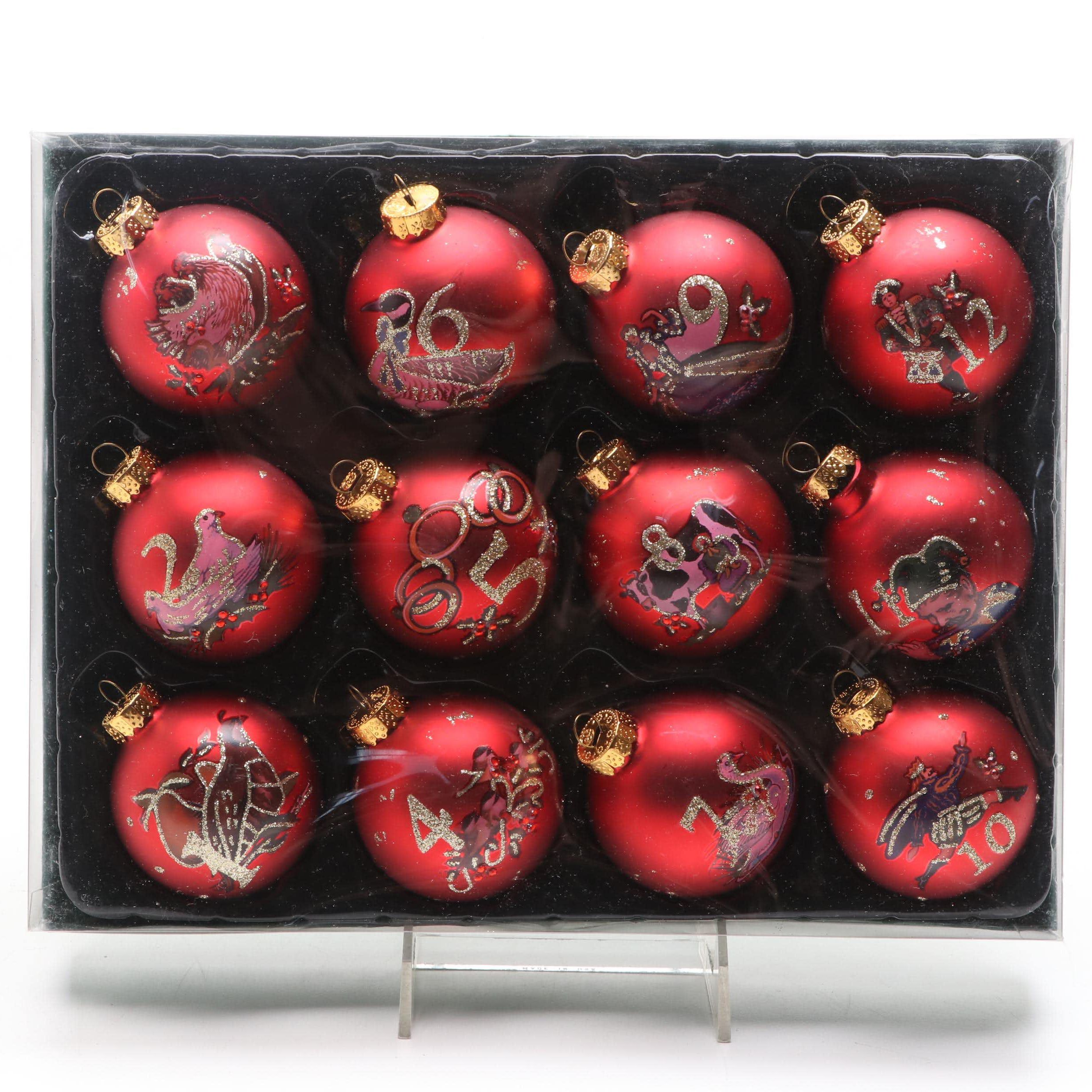 Kurt S. Adler Glass Christmas Ornaments