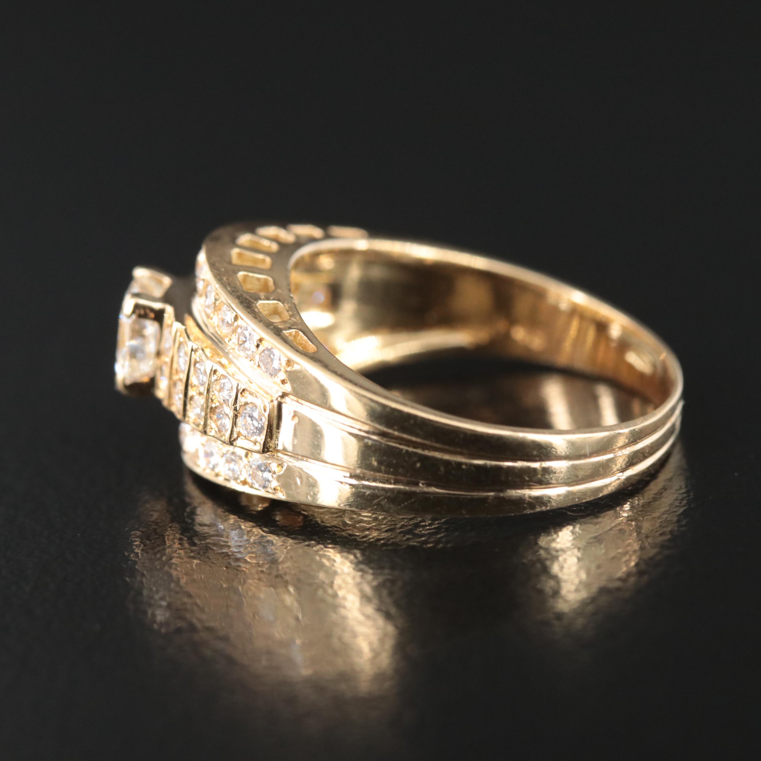 18K 0.95 CTW Diamond Ring