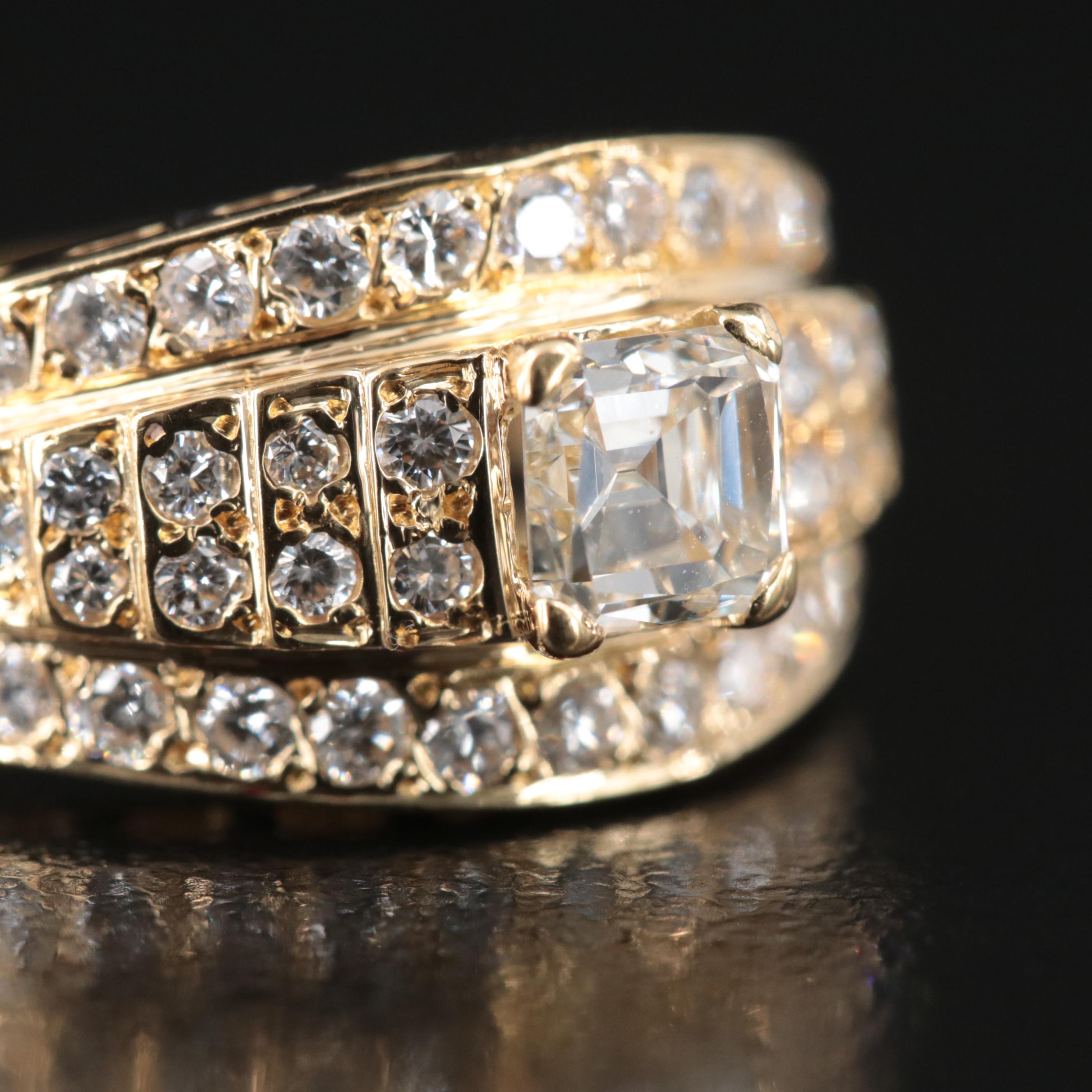 18K 0.95 CTW Diamond Ring