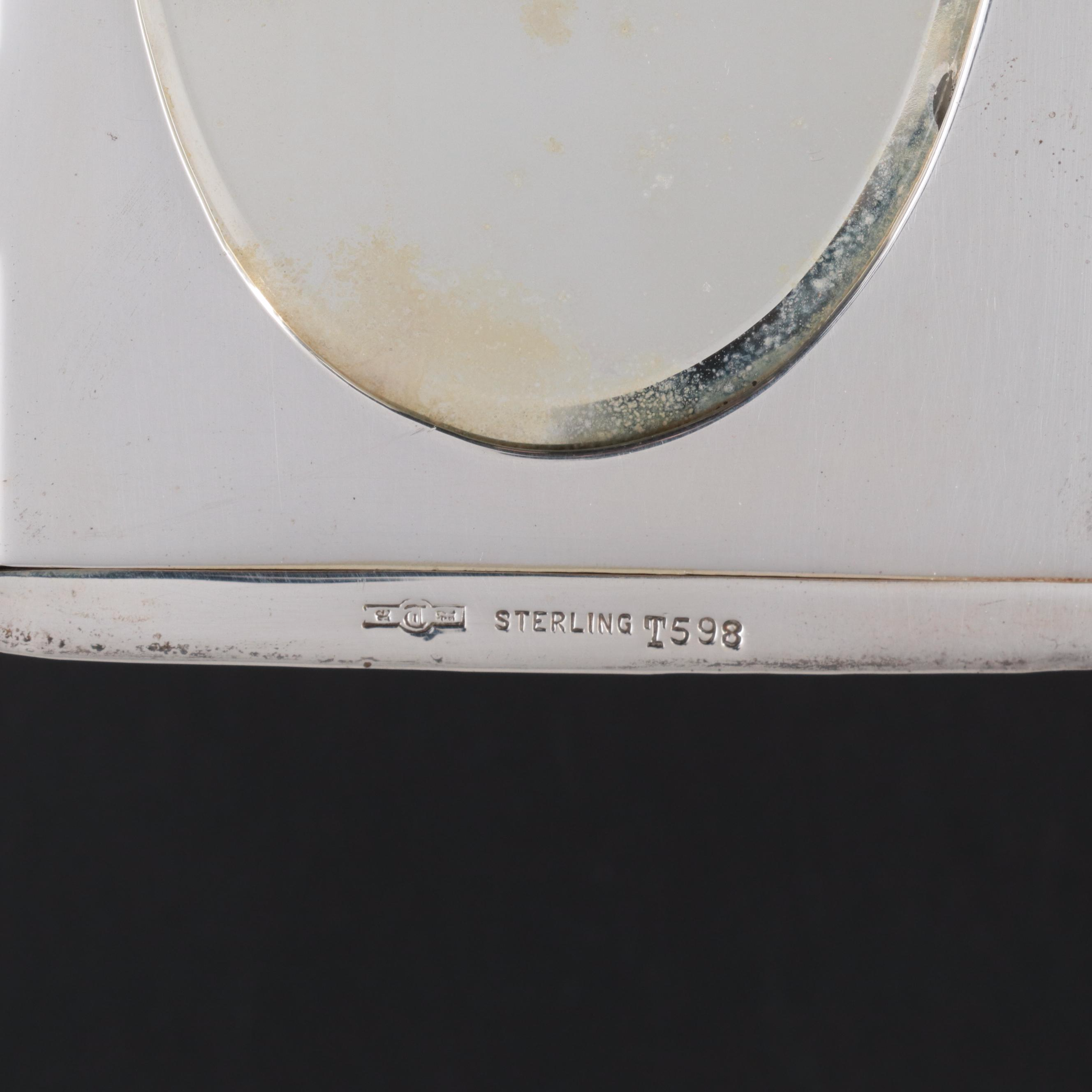The Thomae Co. Sterling Silver Mirrored Powder Compact, Early to Mid-20th C.