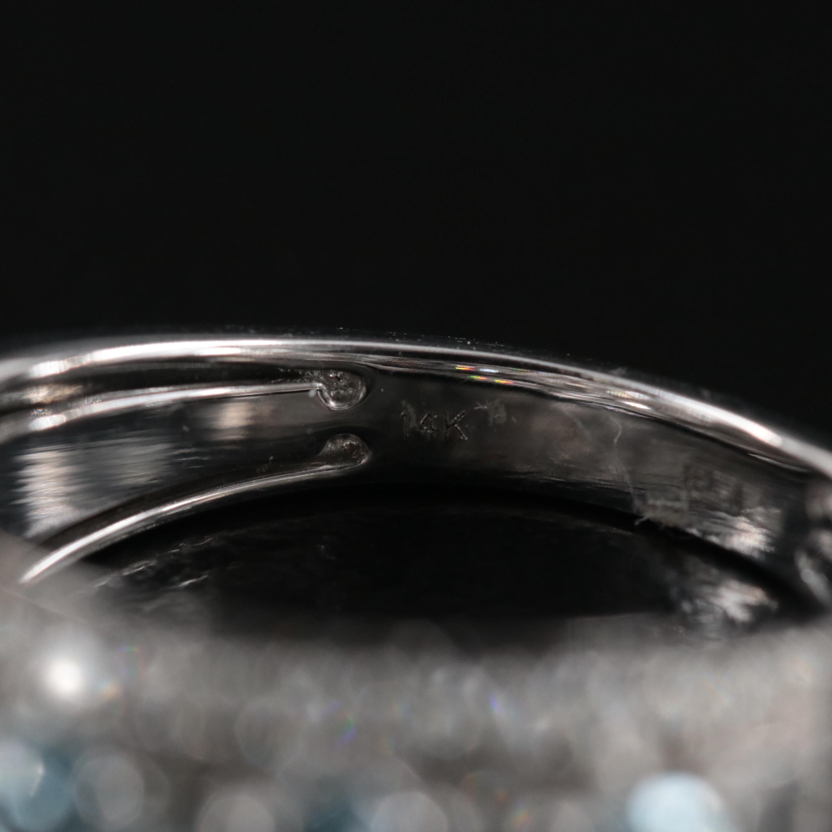 EFFY 14K Aquamarine and Diamond Ring