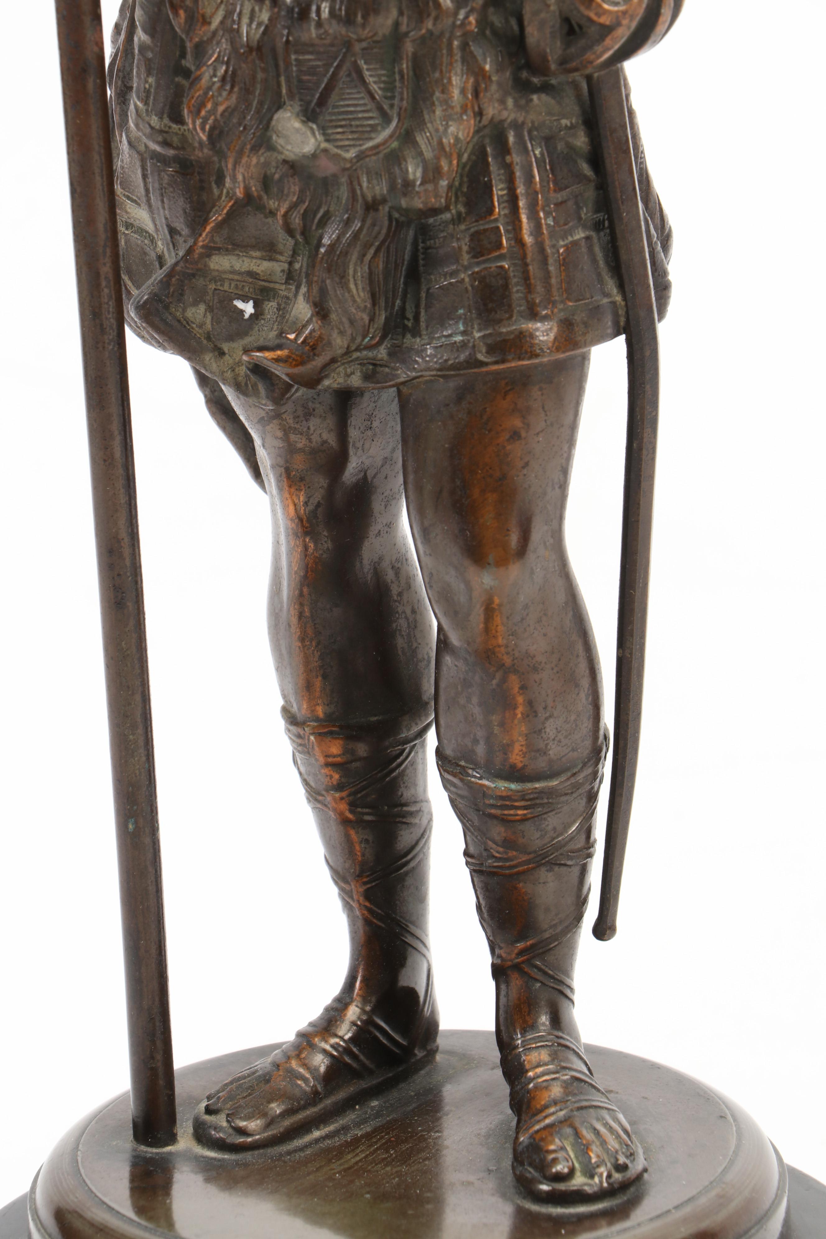 Cast Spelter Renaissance Revival Standard Bearer Figure