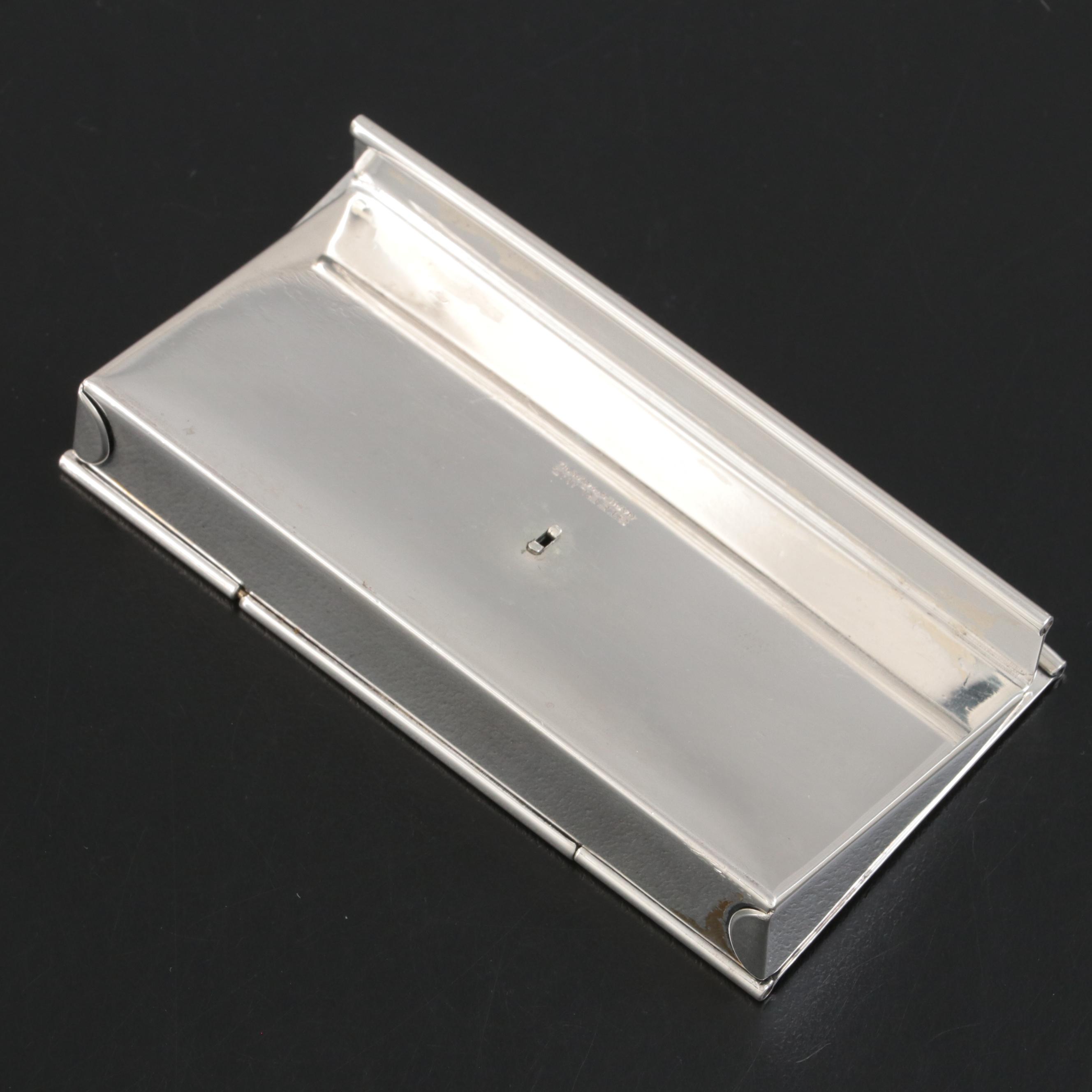 Napier Co. Sterling Silver Stamp Box