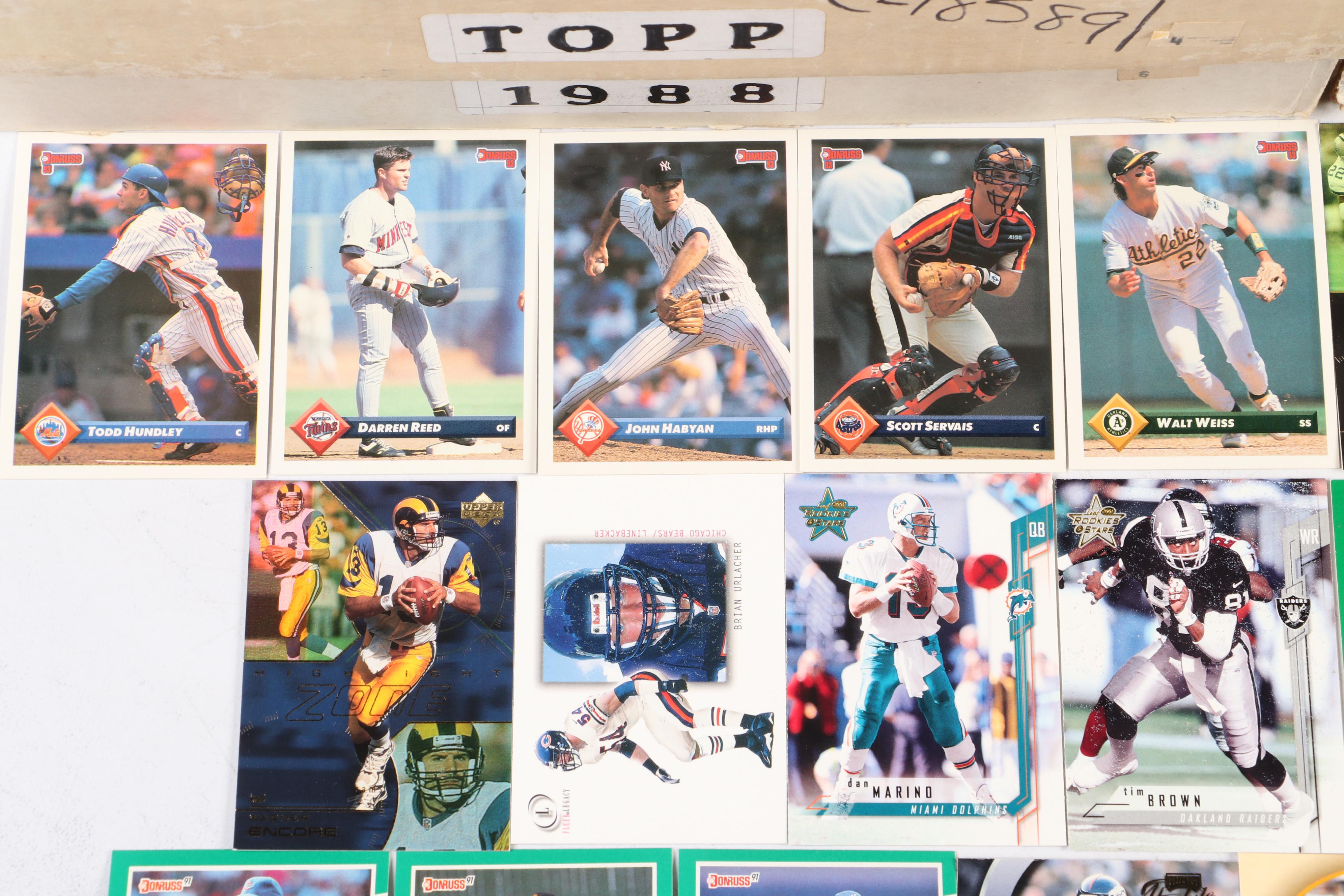 Donruss Classics with Other Sports Cards Featuring Tom Brady and More