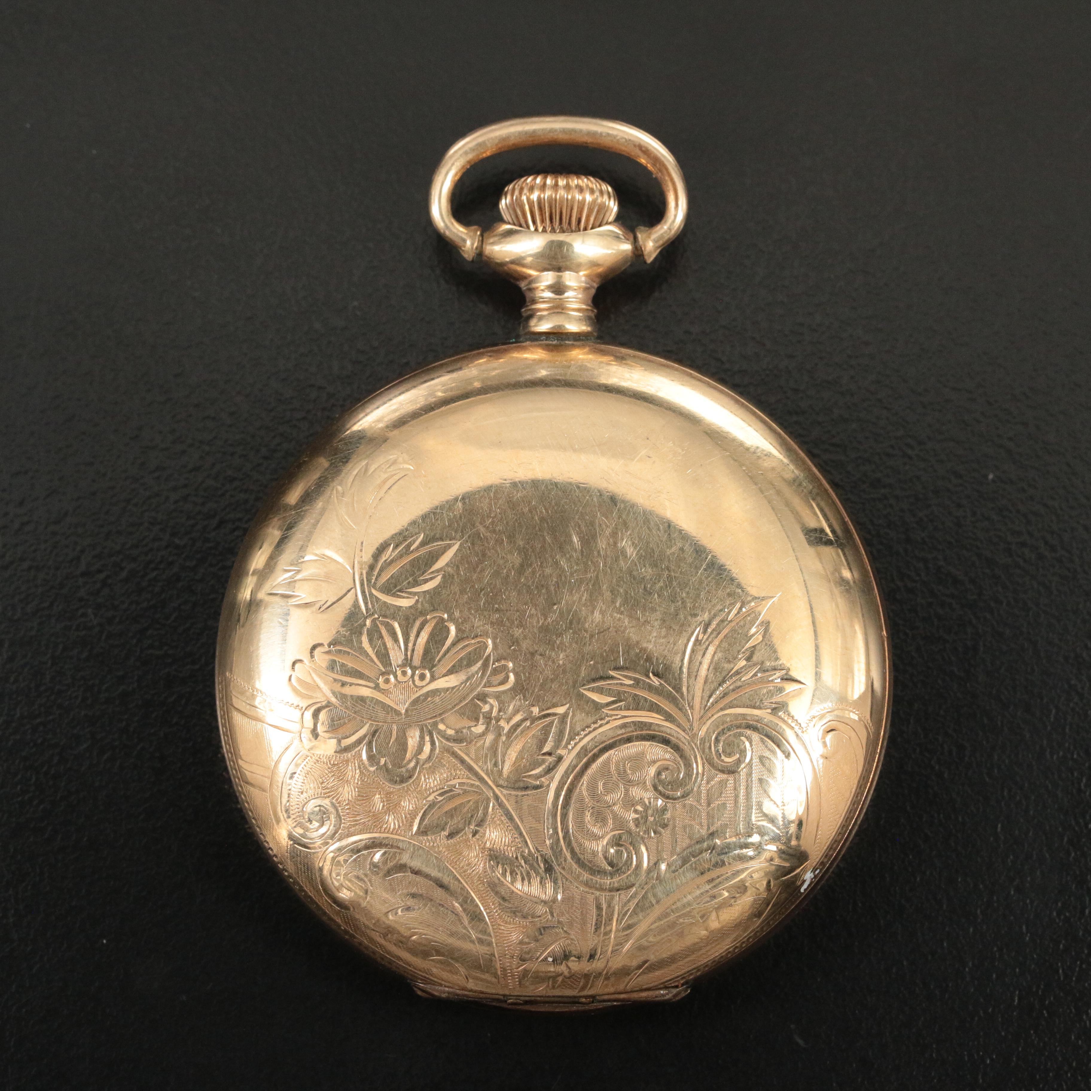 Illinois Watch Case Company Hunting Case Pocket Watch