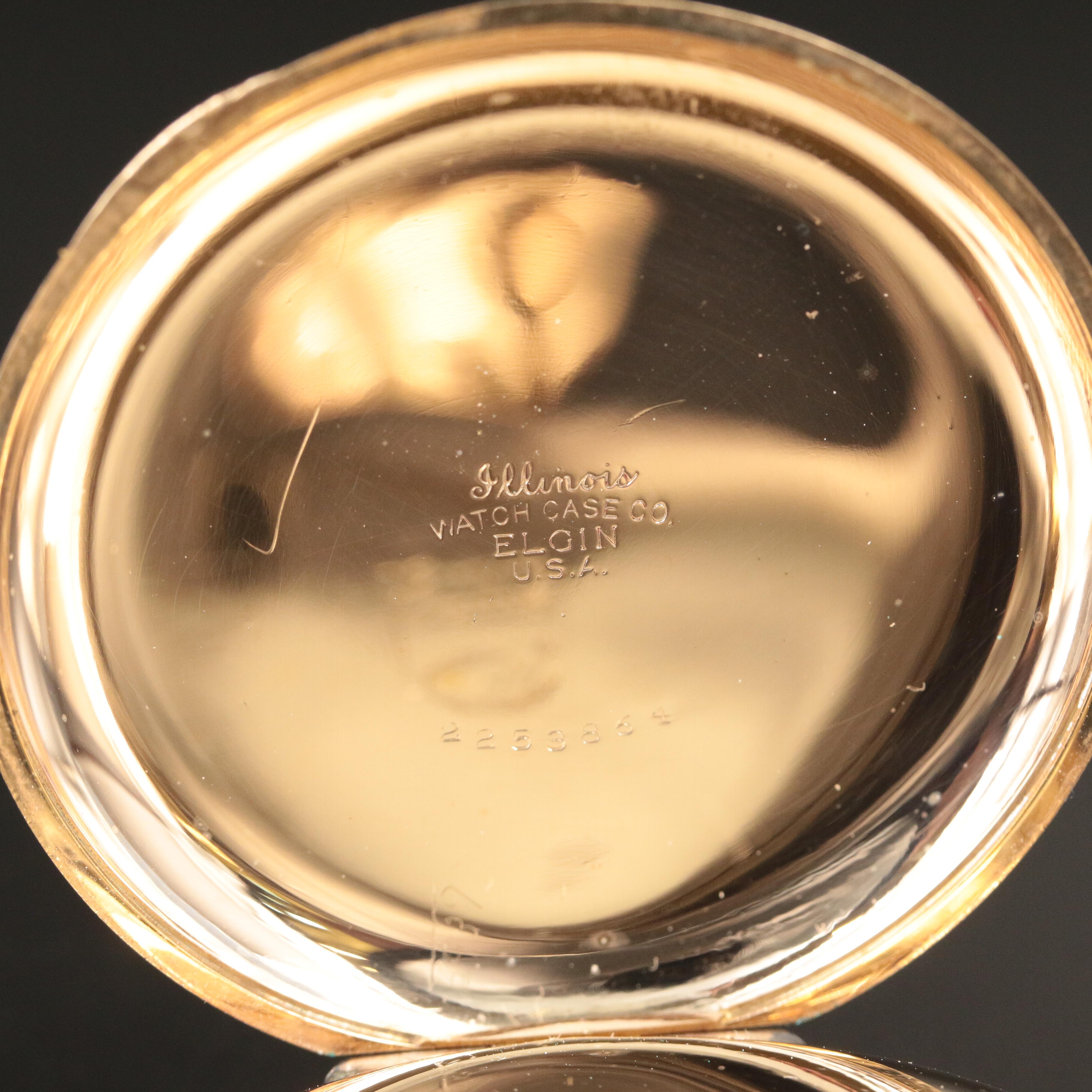 Illinois Watch Case Company Hunting Case Pocket Watch