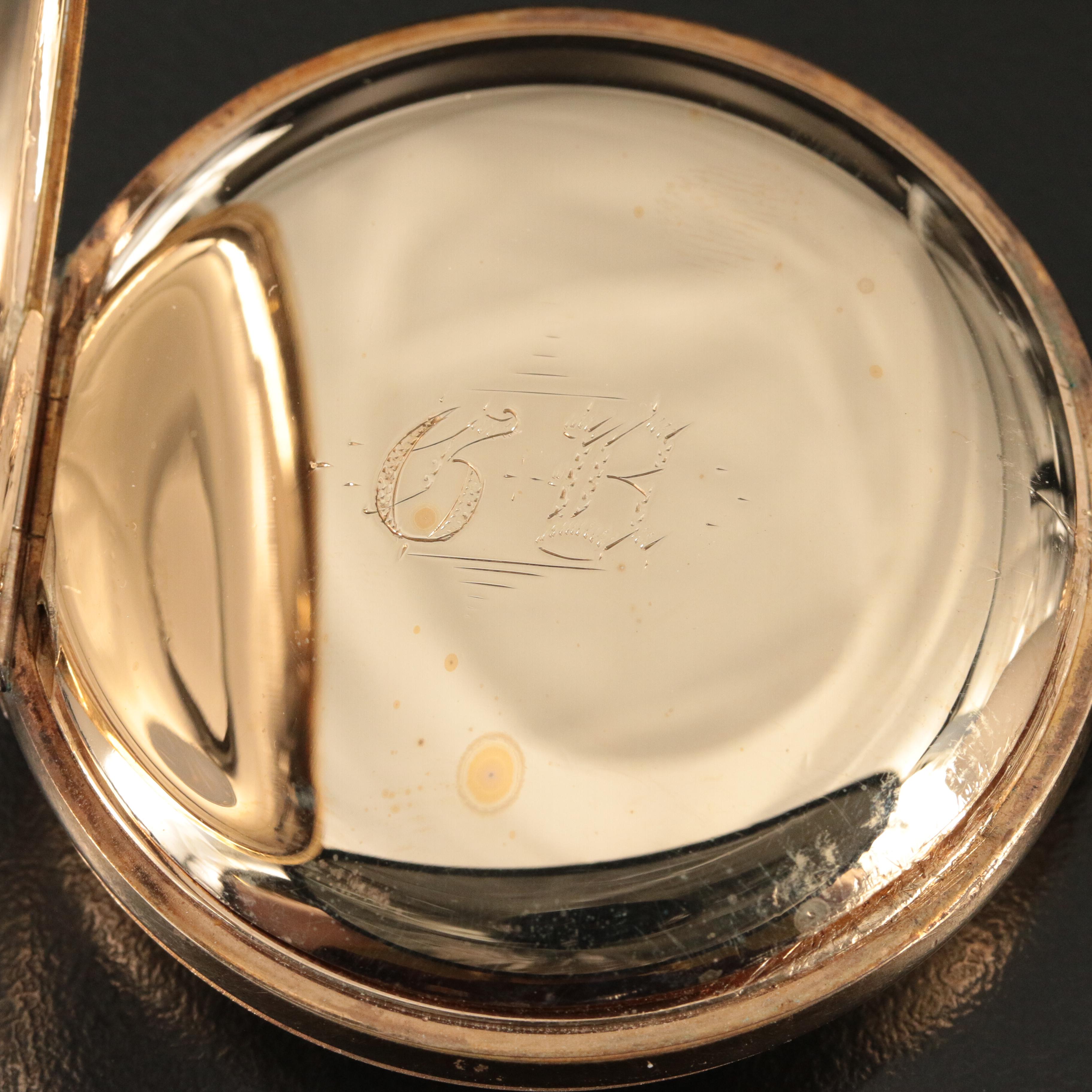 Illinois Watch Case Company Hunting Case Pocket Watch