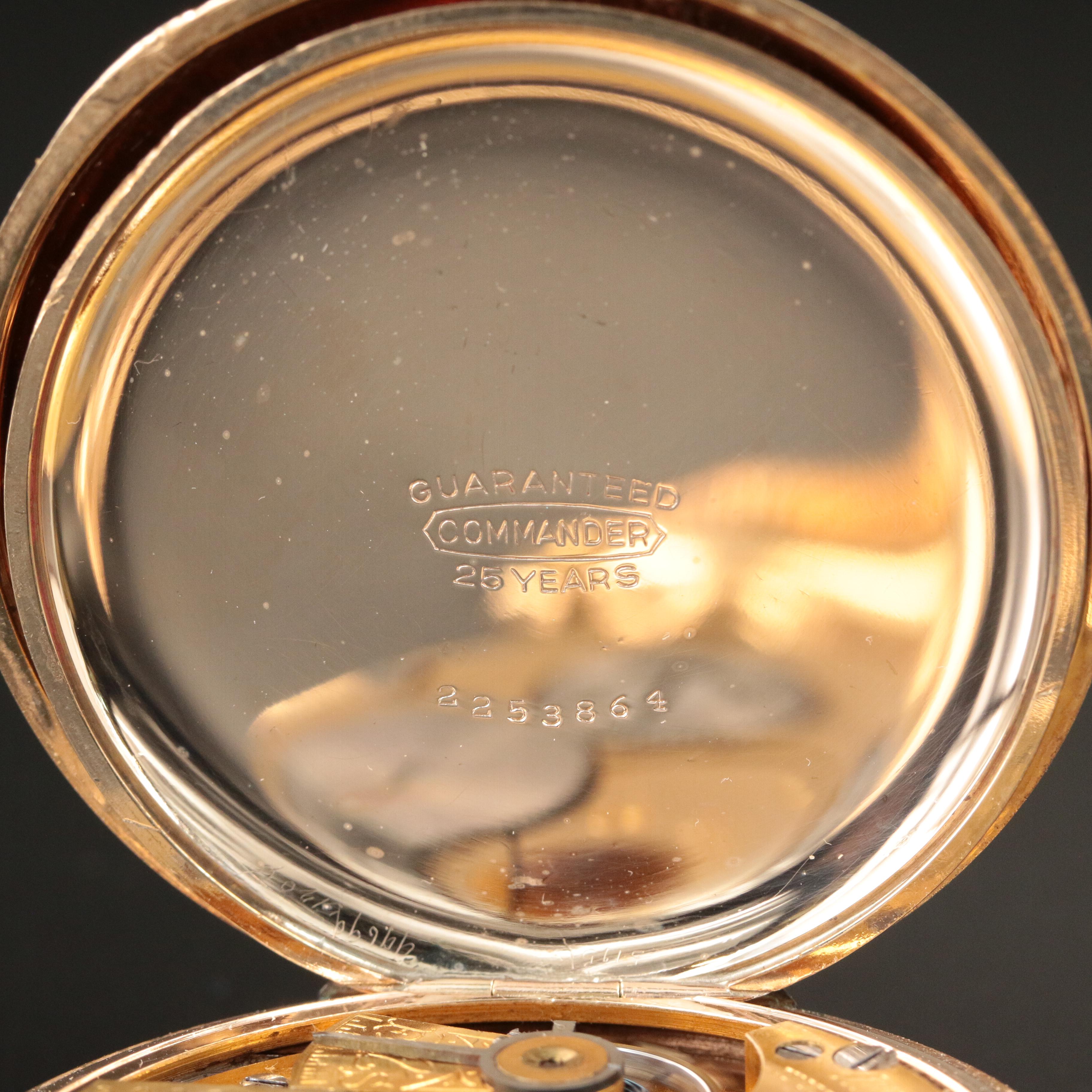 Illinois Watch Case Company Hunting Case Pocket Watch