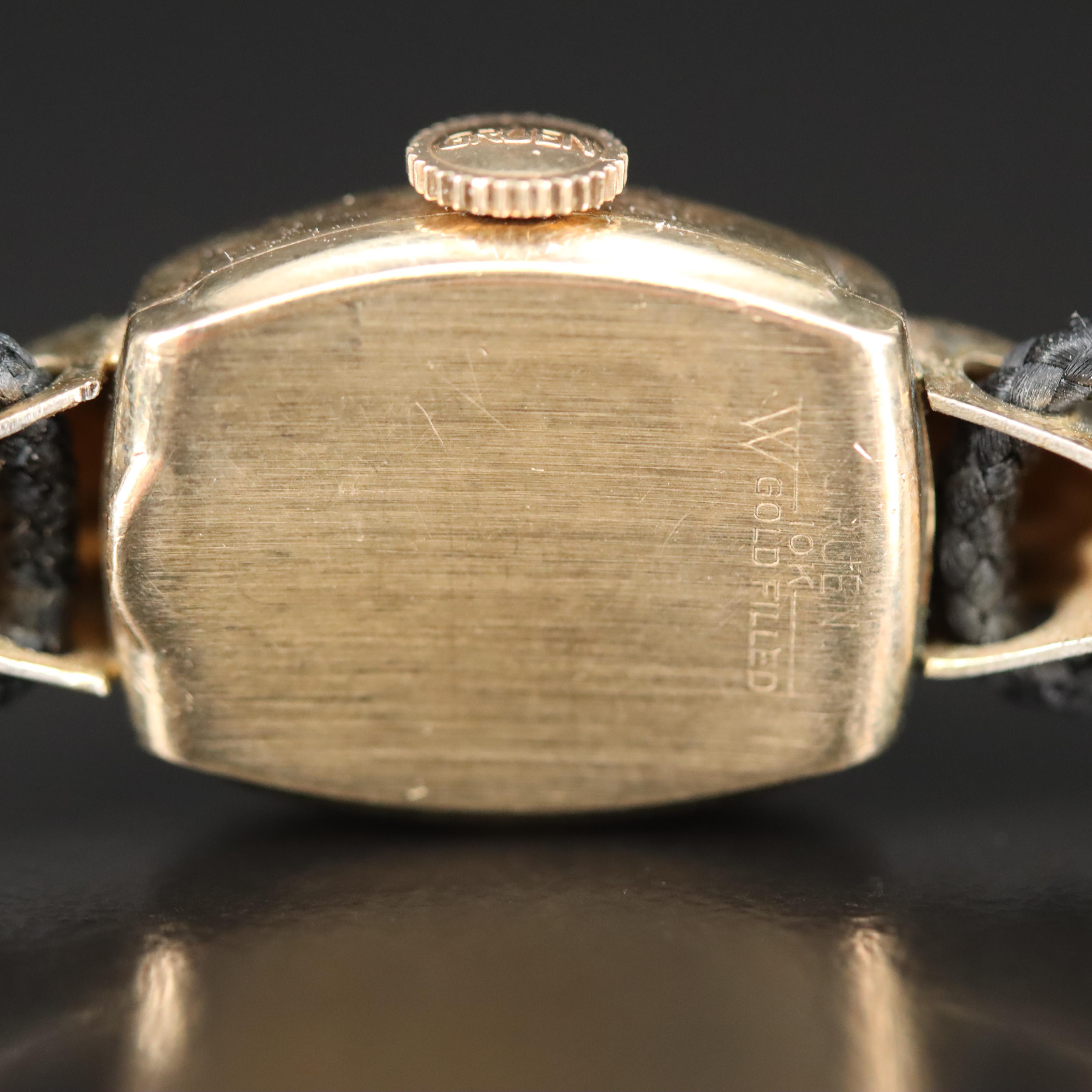 Gruen Gold-Filled Curvex Precision Watch