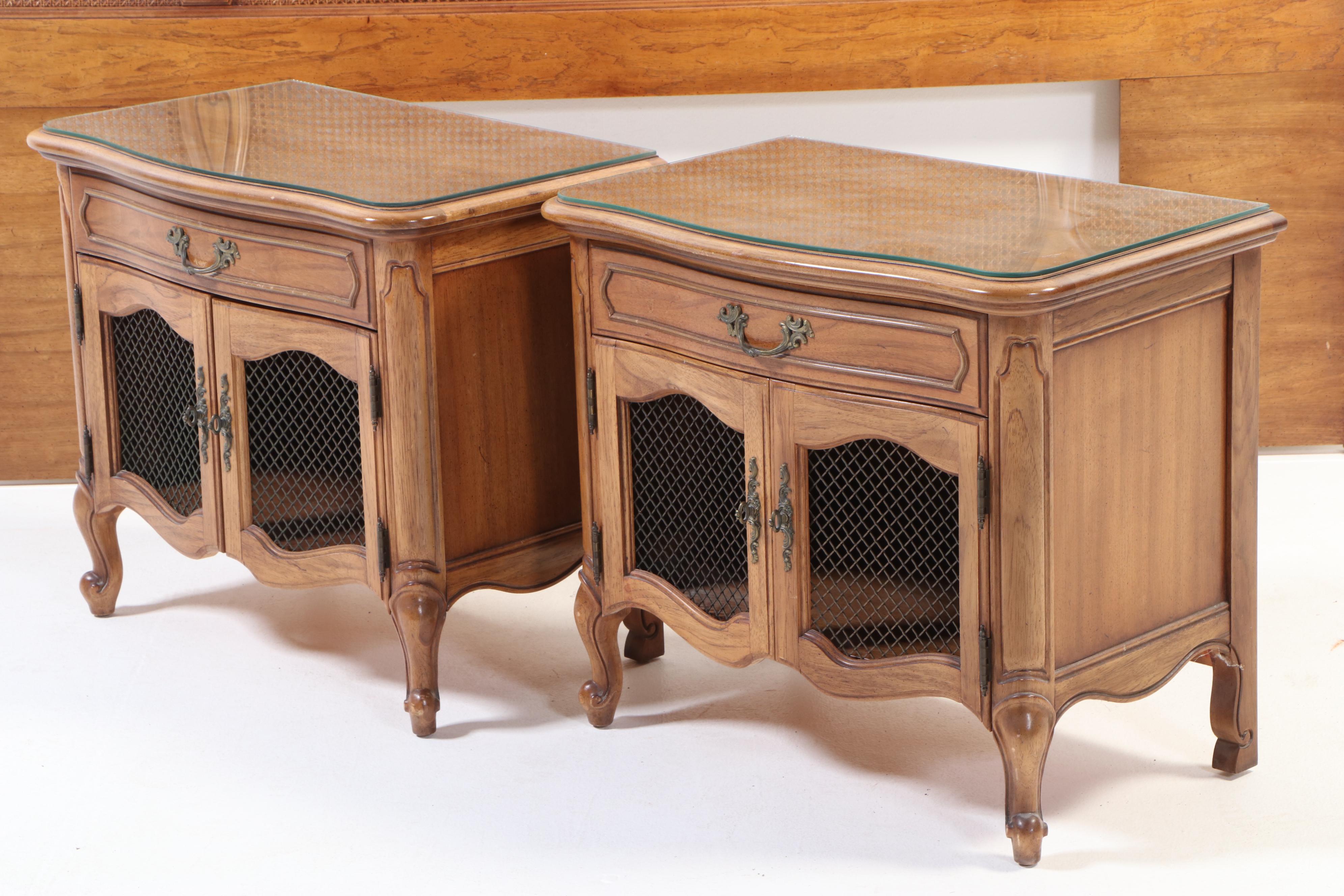 Thomasville French Provincial Style King Headboard and Nightstands