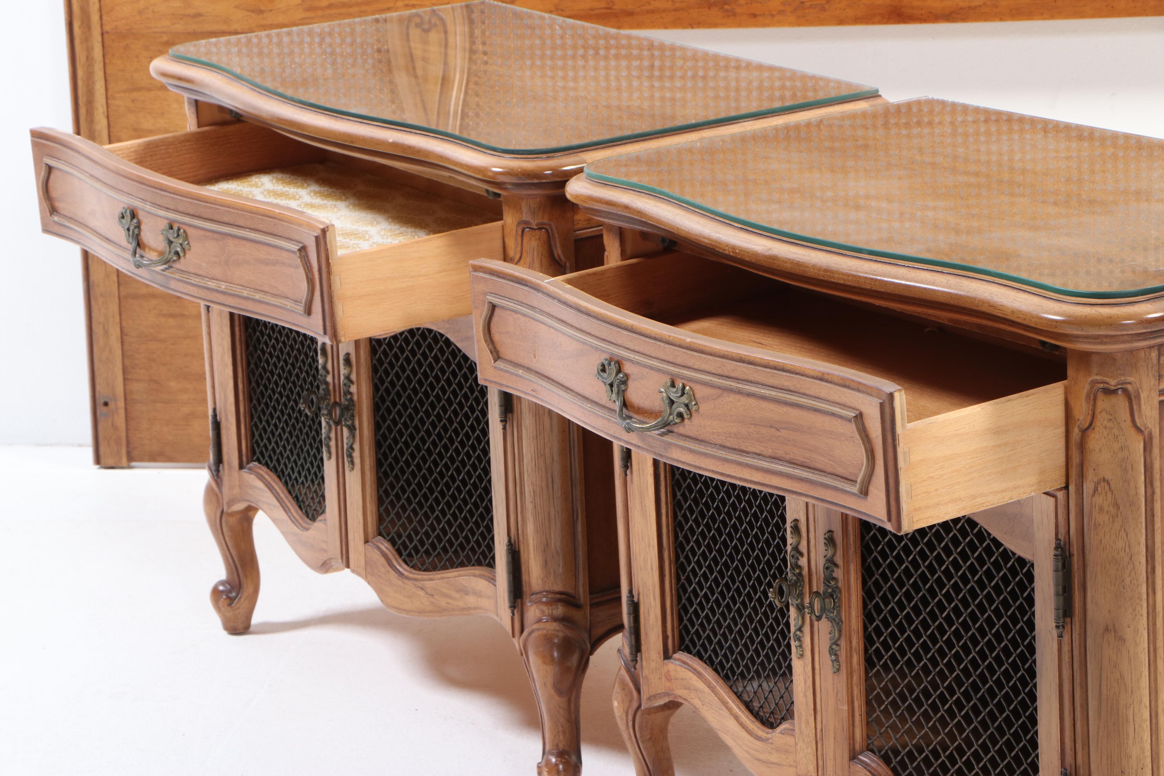 Thomasville French Provincial Style King Headboard and Nightstands