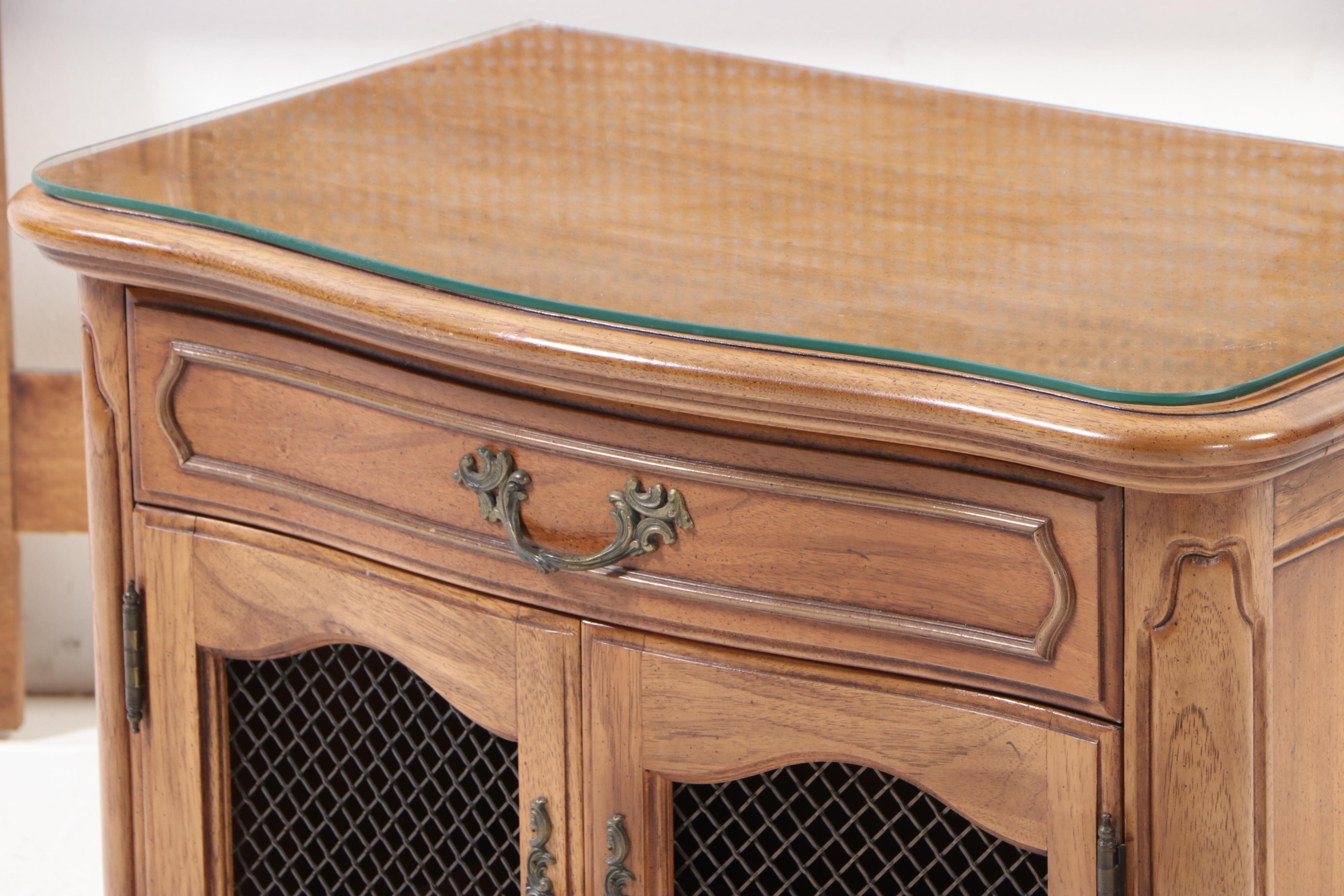 Thomasville French Provincial Style King Headboard and Nightstands