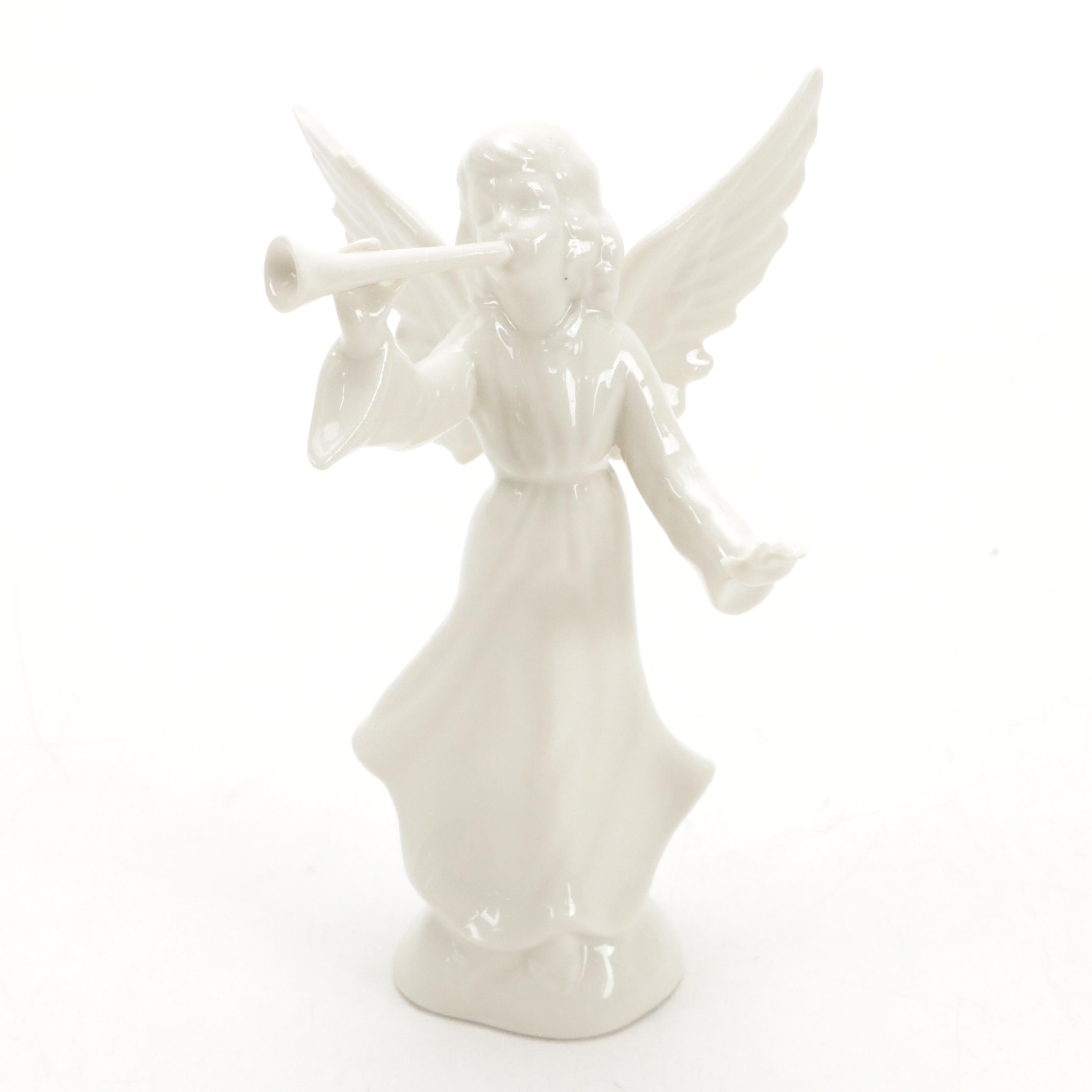 Dresden "Angel Musicians" Porcelain Figurines, Mid to Late 20th Century