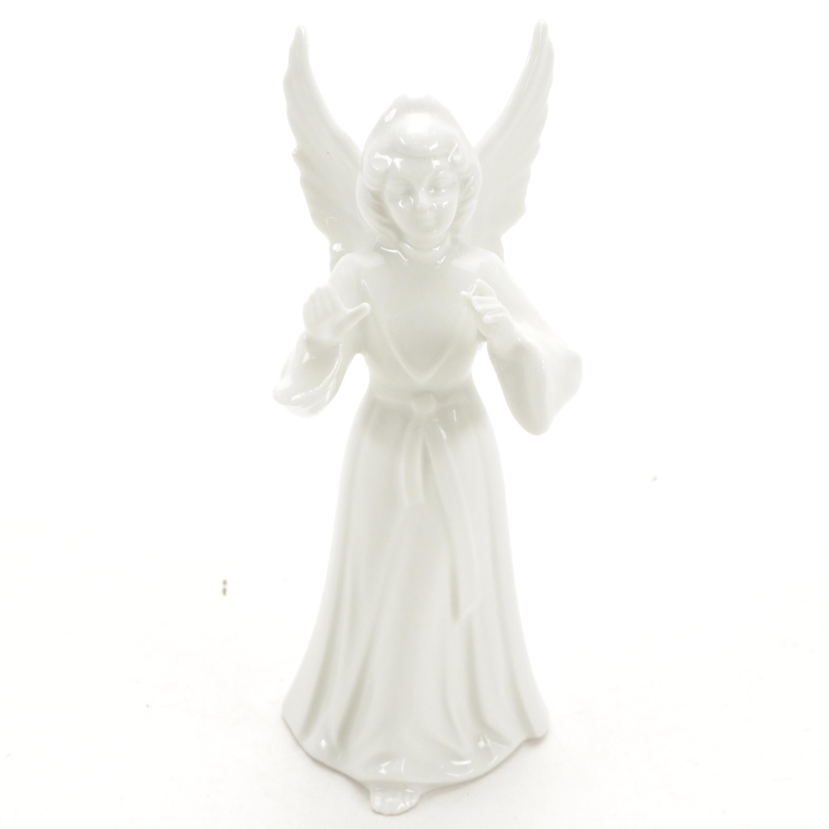 Dresden "Angel Musicians" Porcelain Figurines, Mid to Late 20th Century