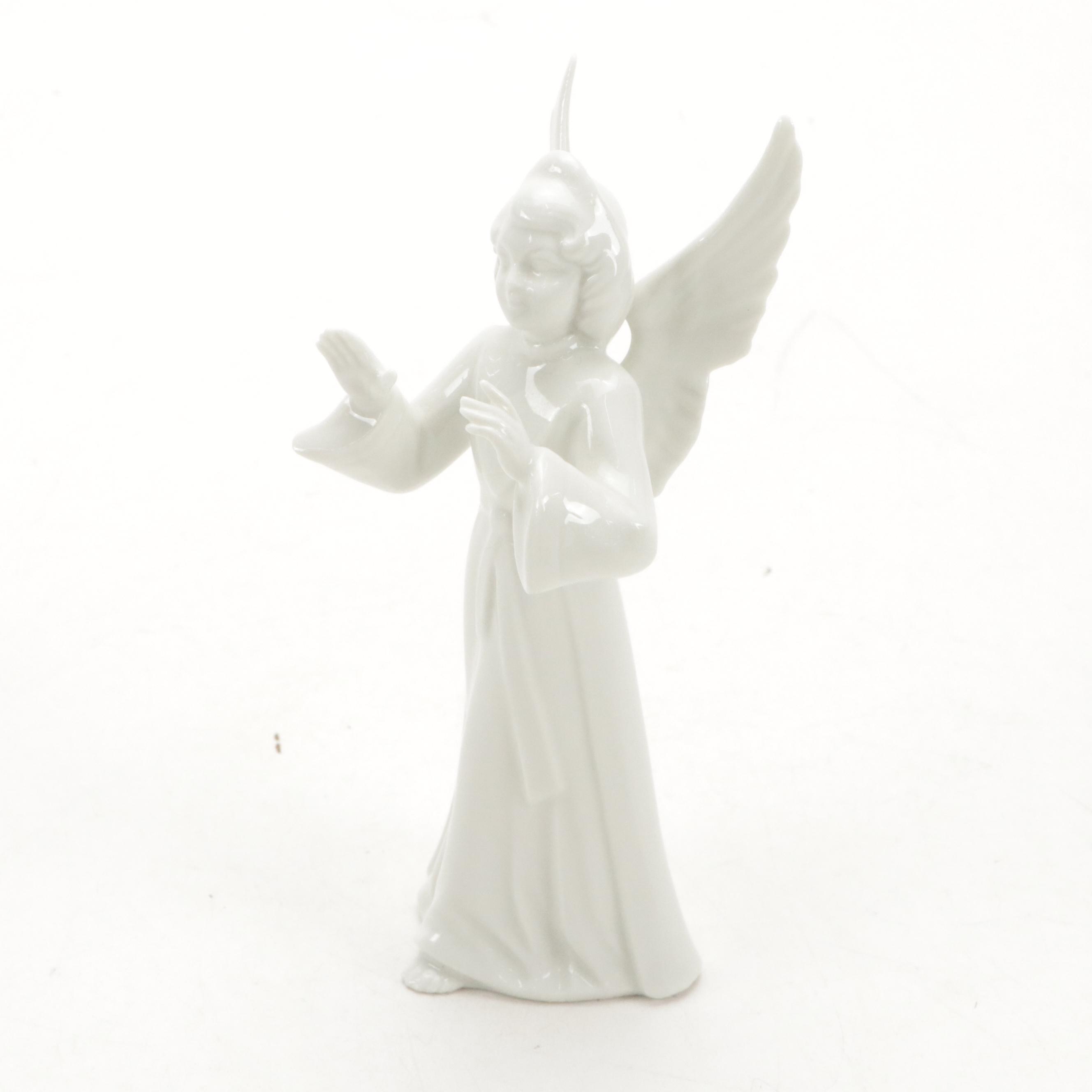 Dresden "Angel Musicians" Porcelain Figurines, Mid to Late 20th Century