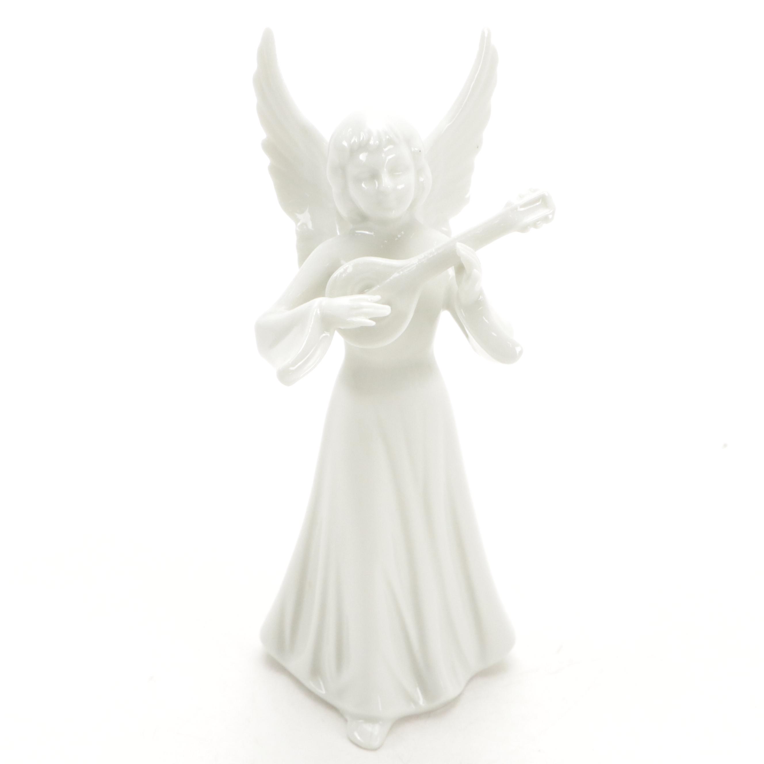 Dresden "Angel Musicians" Porcelain Figurines, Mid to Late 20th Century