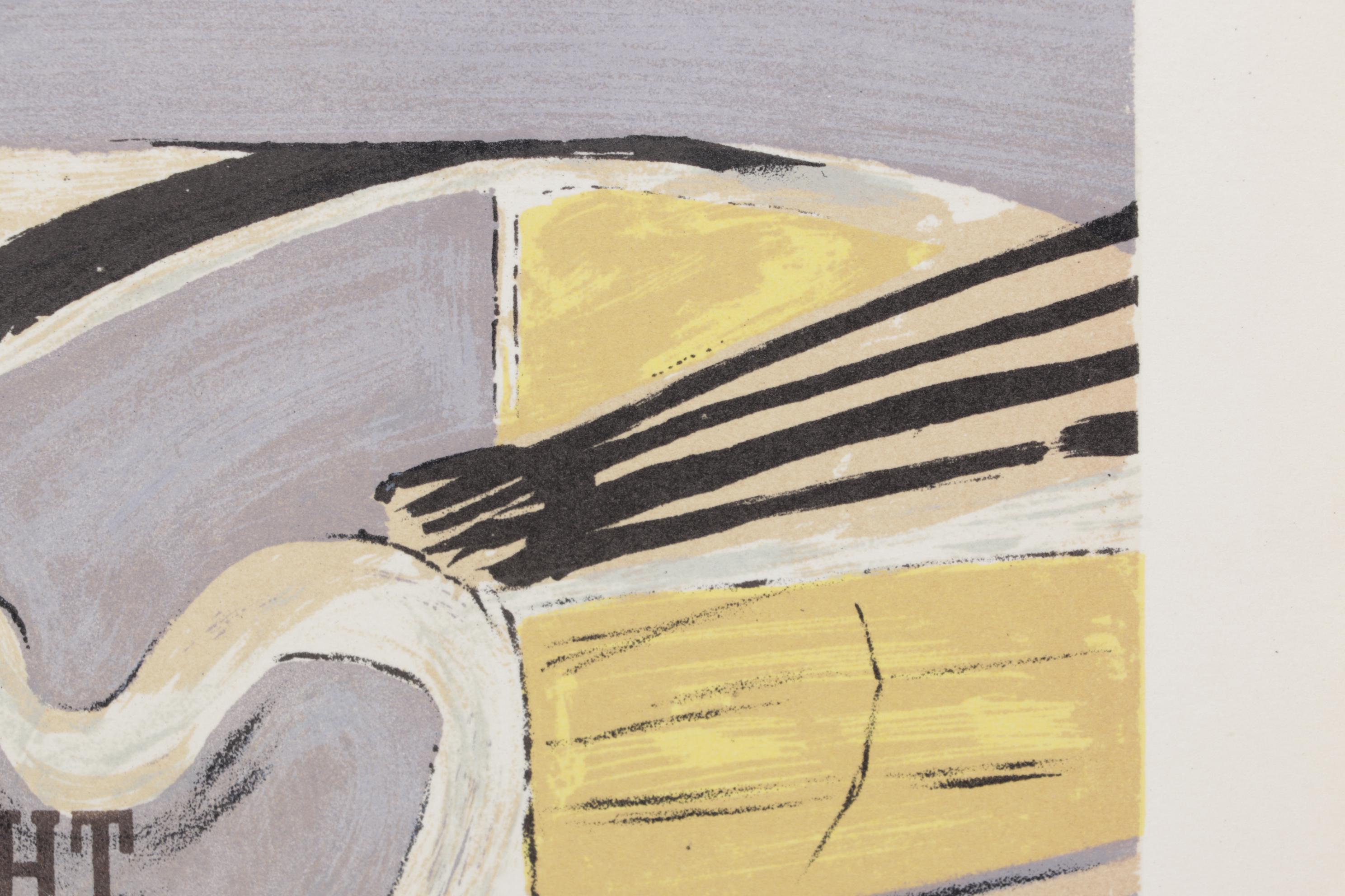 Georges Braque Galerie Maeght Lithograph Exhibition Poster For "Art in Posters"