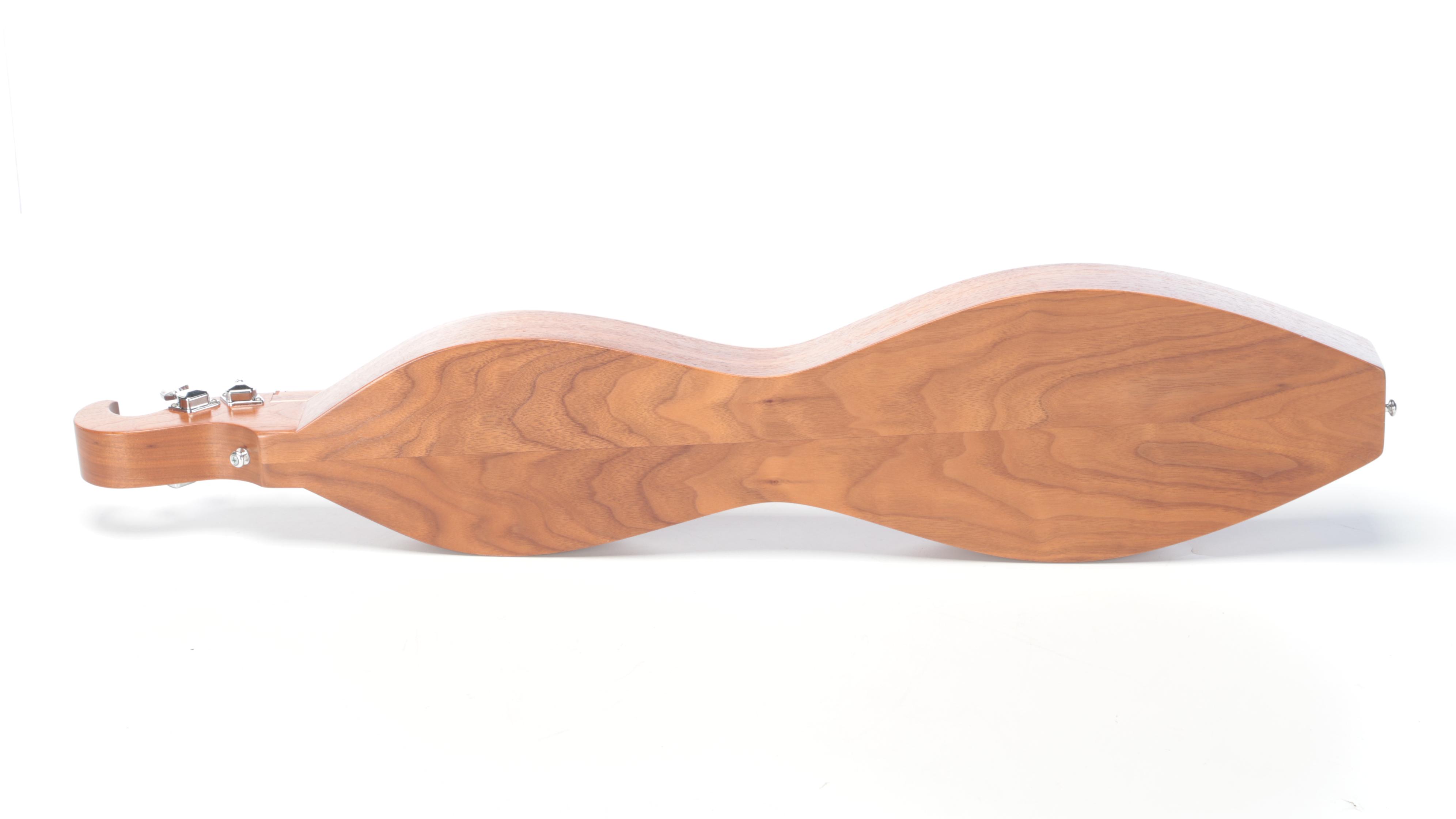 TK O'Briens Handcrafted Walnut and Mixed Wood Mountain Dulcimer, Case