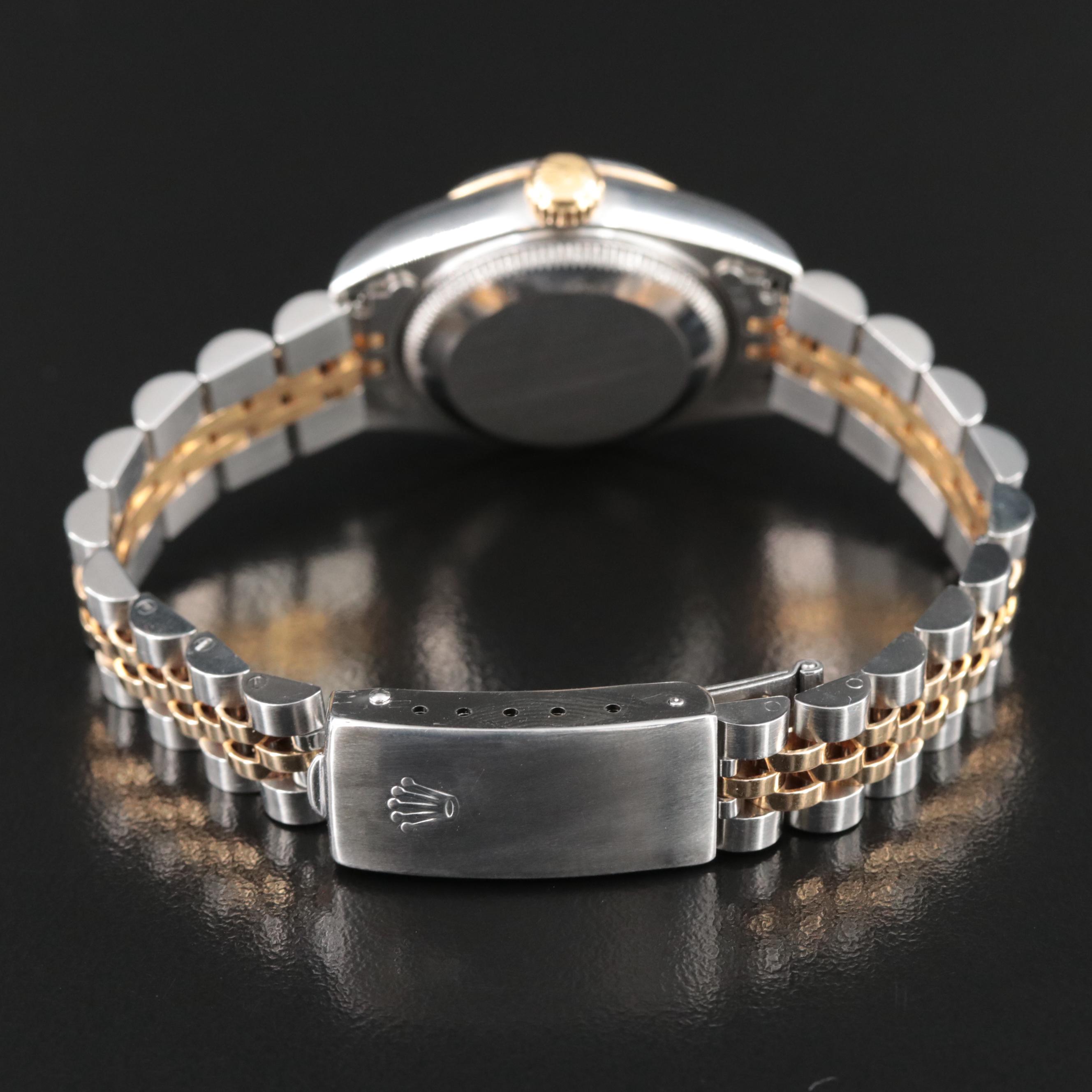 1995 Rolex Custom Diamond Dial Datejust Watch