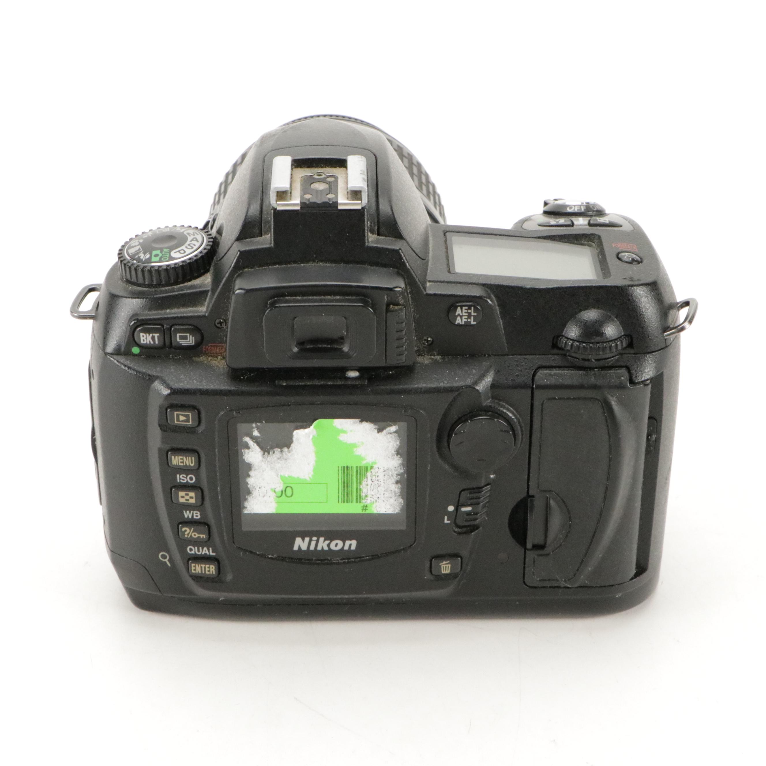 Nikon D70 DSLR Cameras with Nikon DX VR AF-S Nikkor 18-55mm Lens