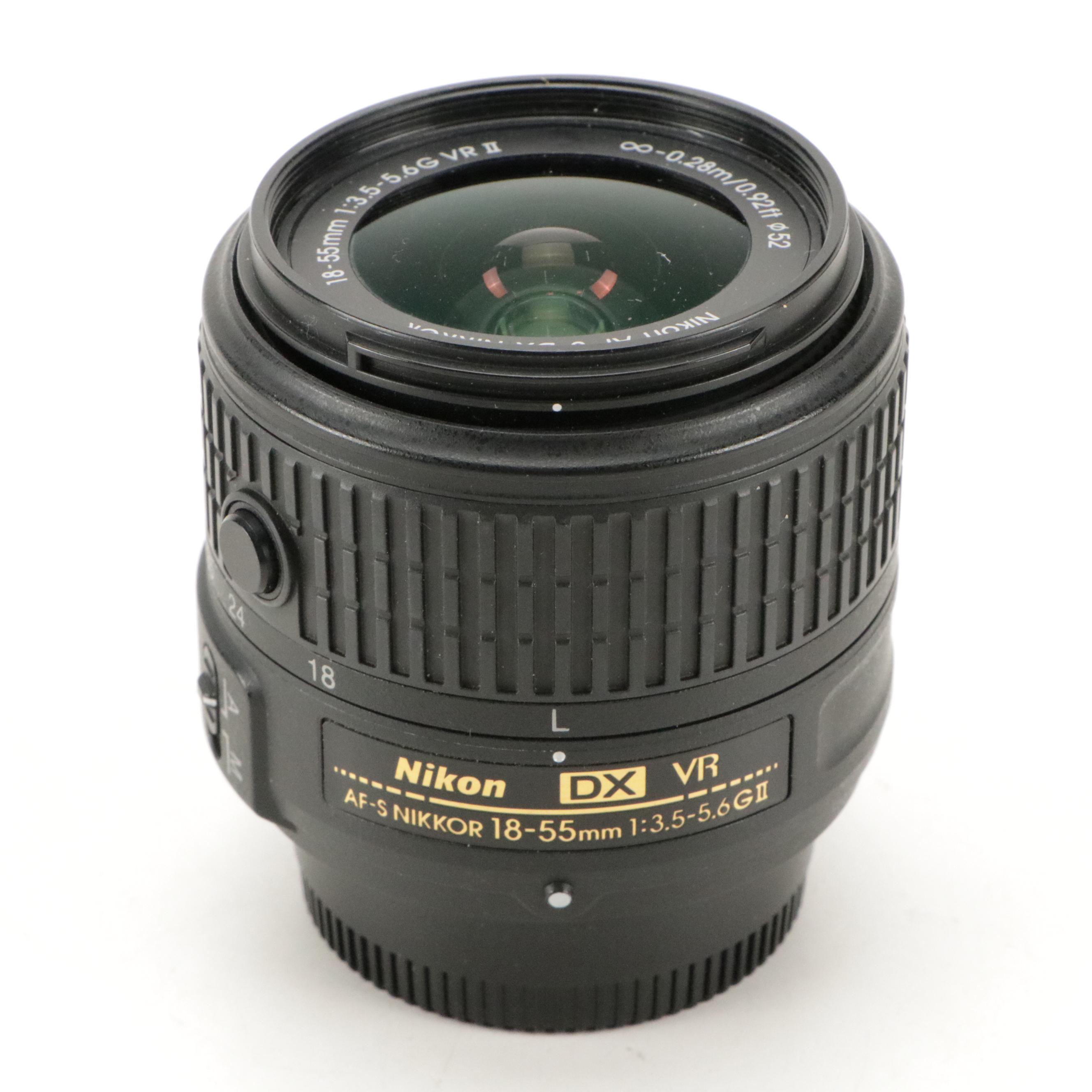 Nikon D70 DSLR Cameras with Nikon DX VR AF-S Nikkor 18-55mm Lens