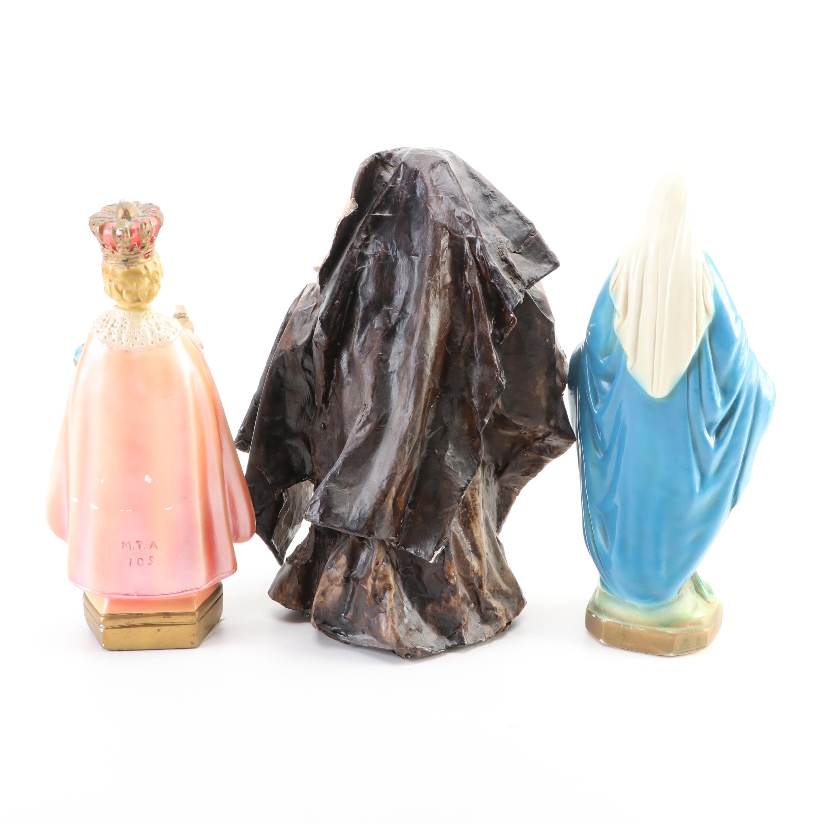 Virgin Mary Figurines, Nun Figurine, and More