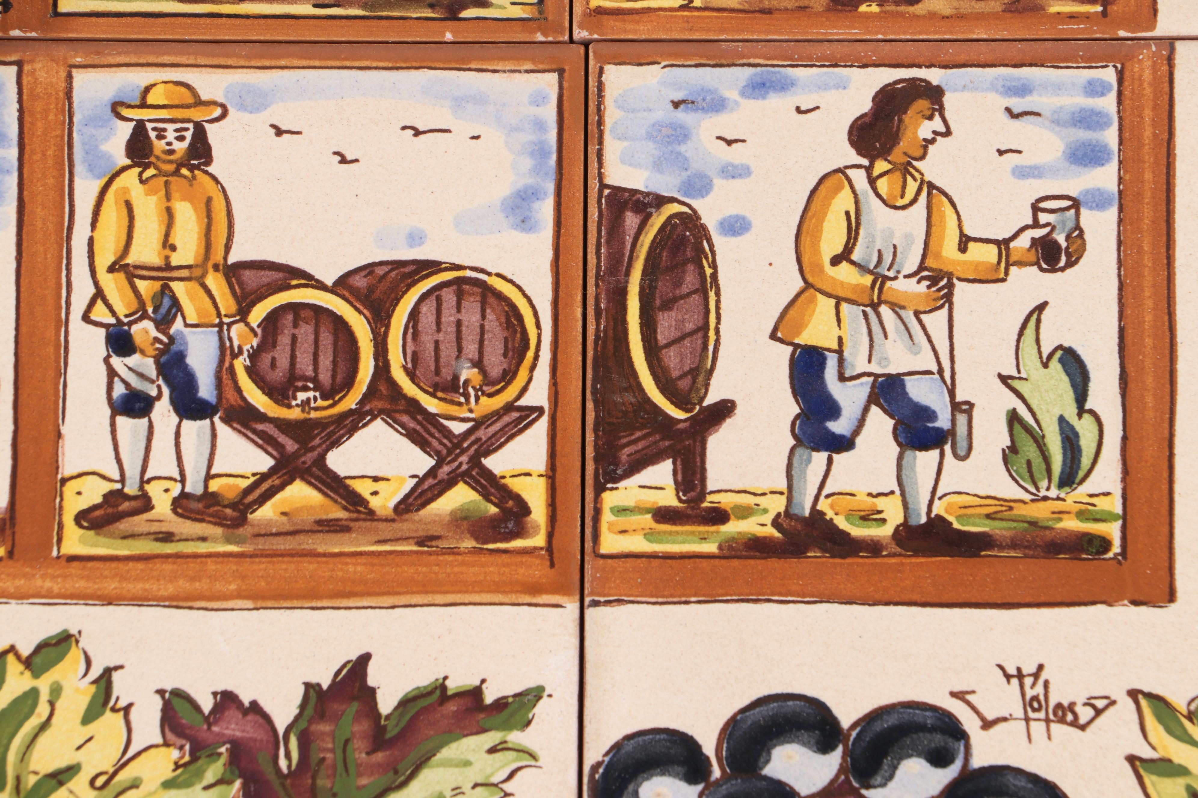 Decorative Spanish Tile Backsplash