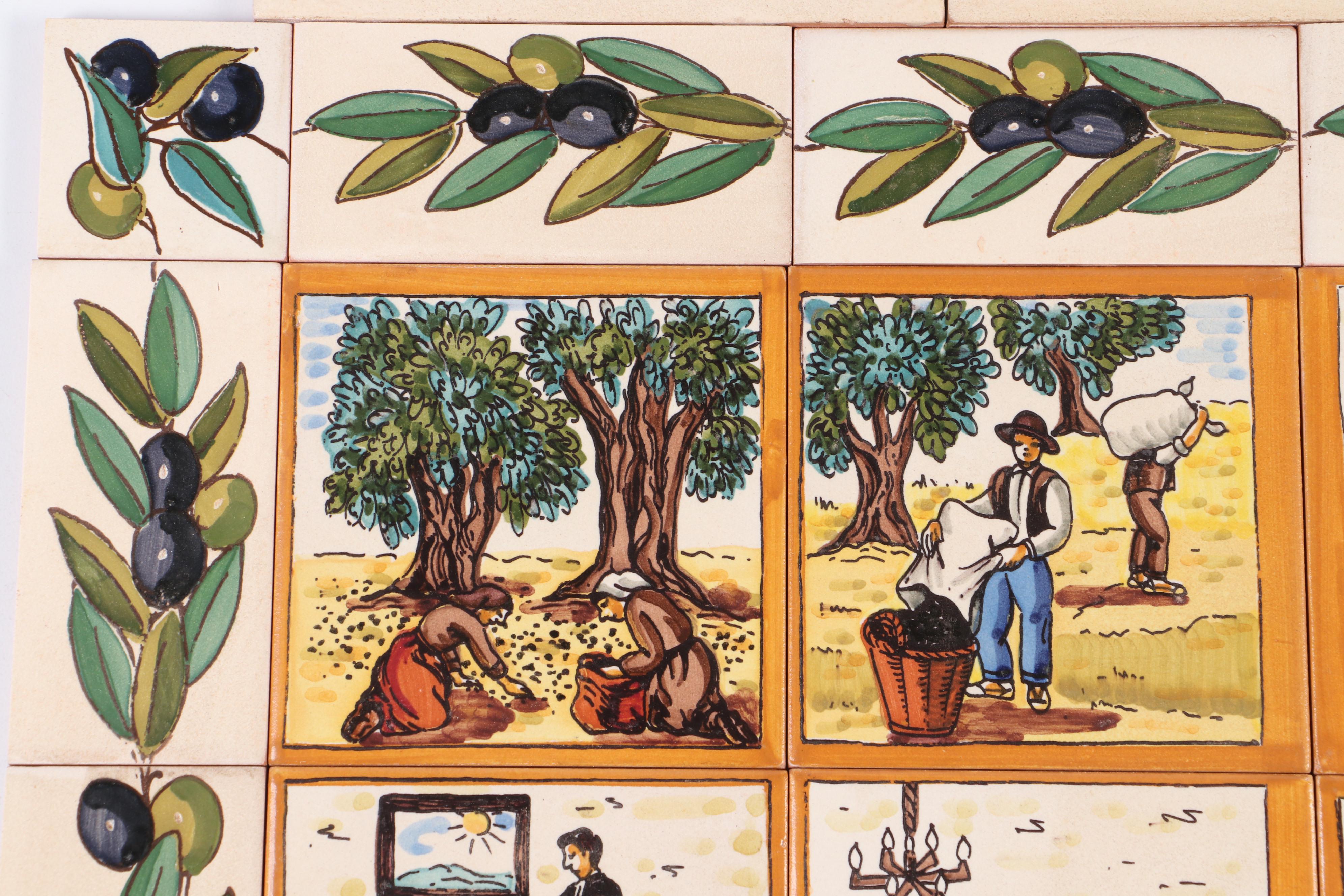 Decorative Spanish Tile Backsplash