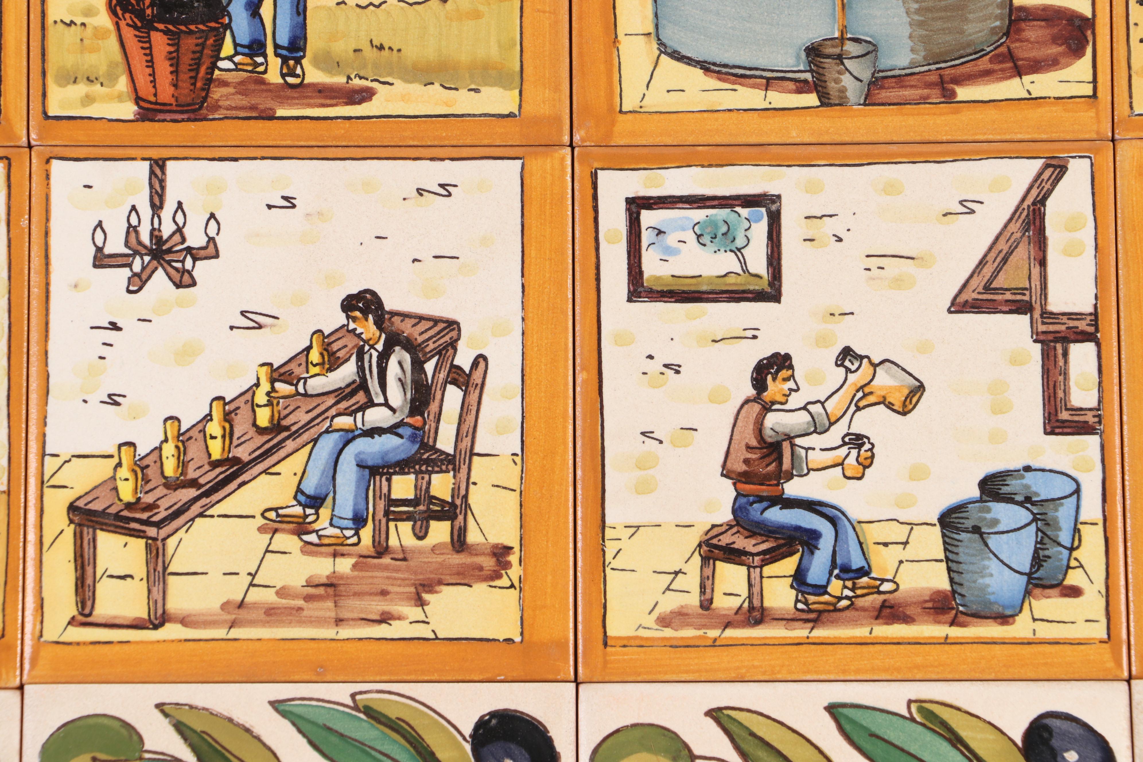 Decorative Spanish Tile Backsplash