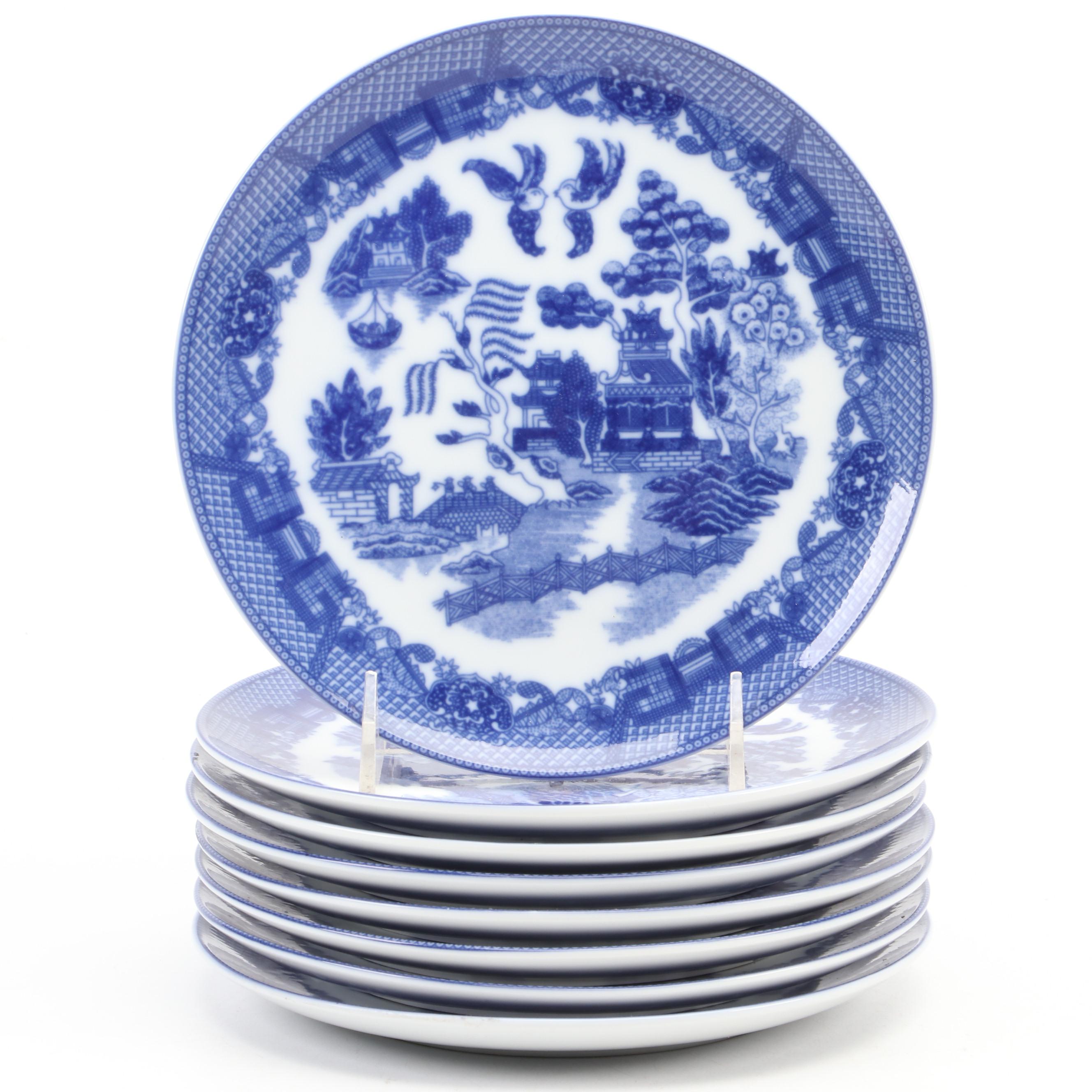 Blue Willow Plates, 20th Century