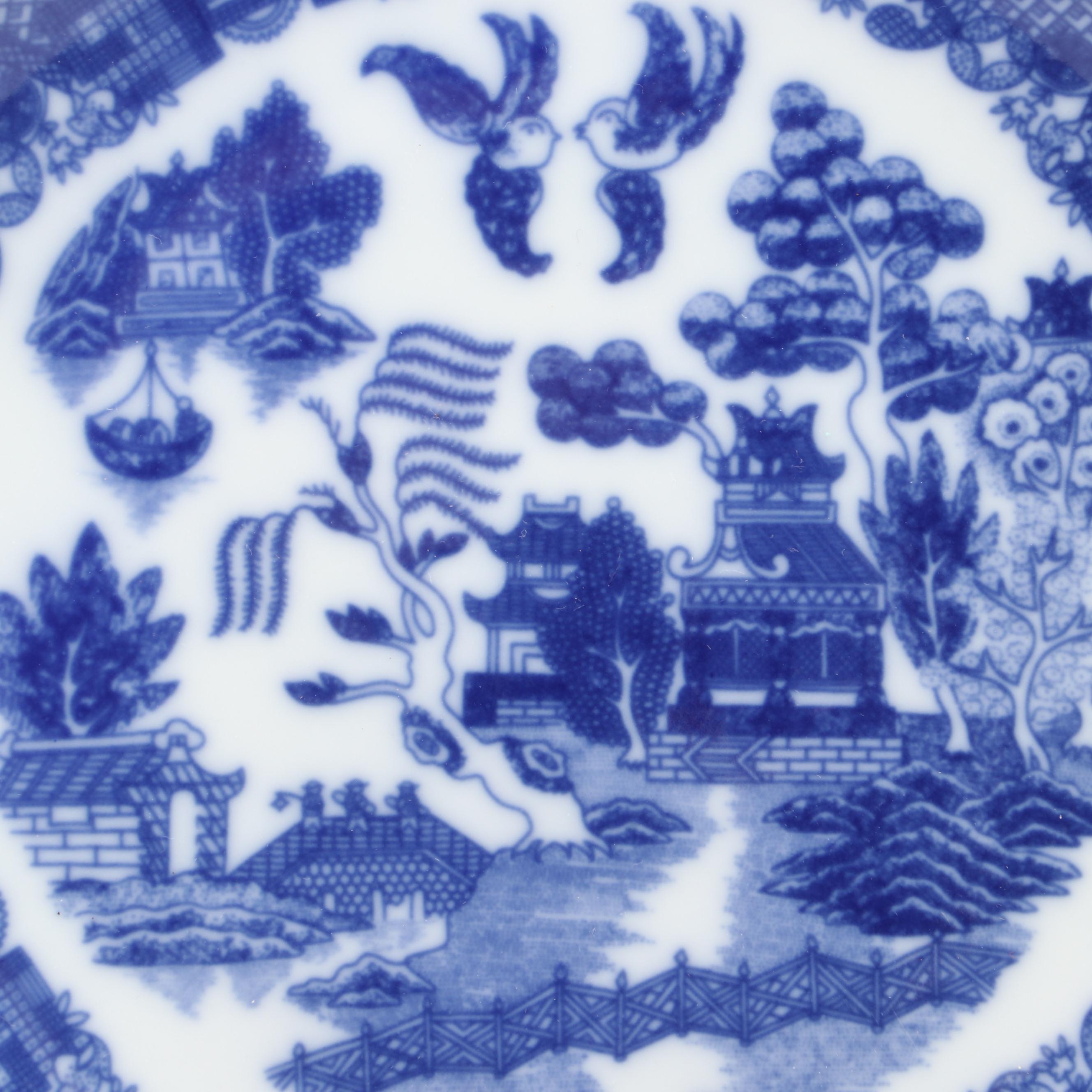 Blue Willow Plates, 20th Century