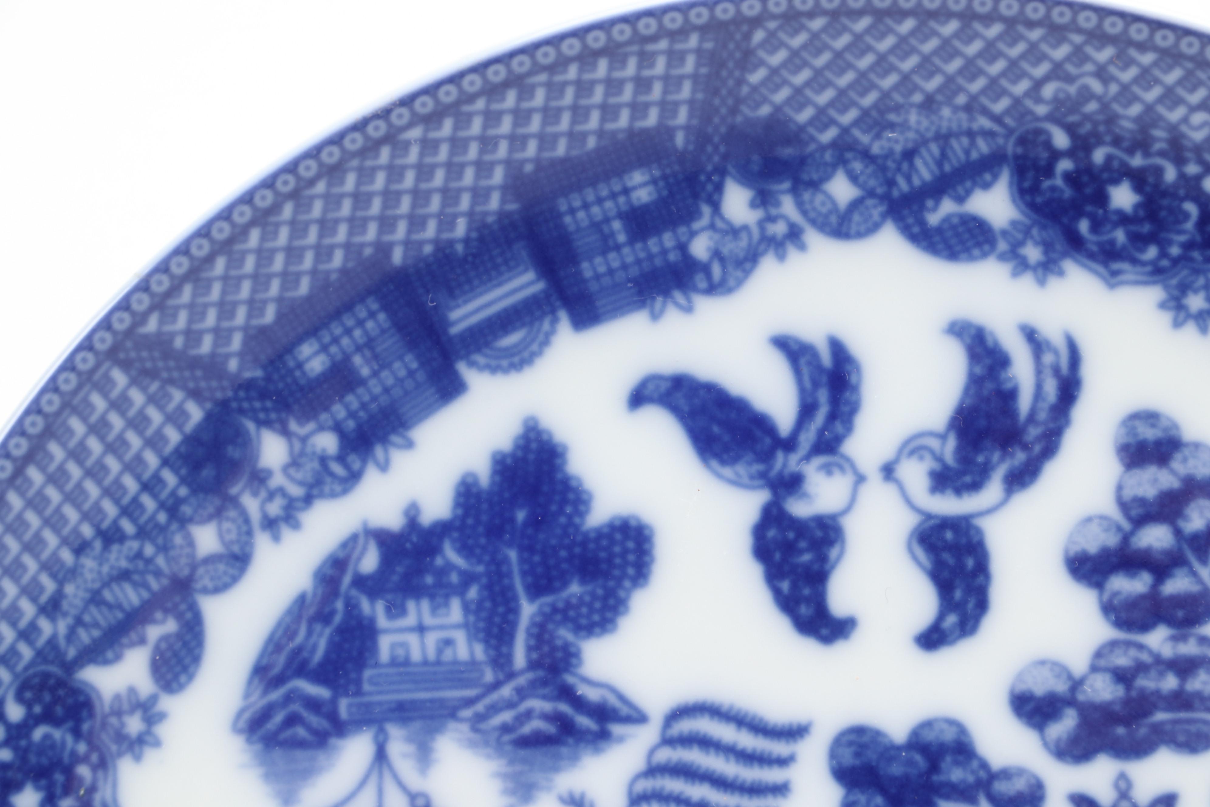 Blue Willow Plates, 20th Century