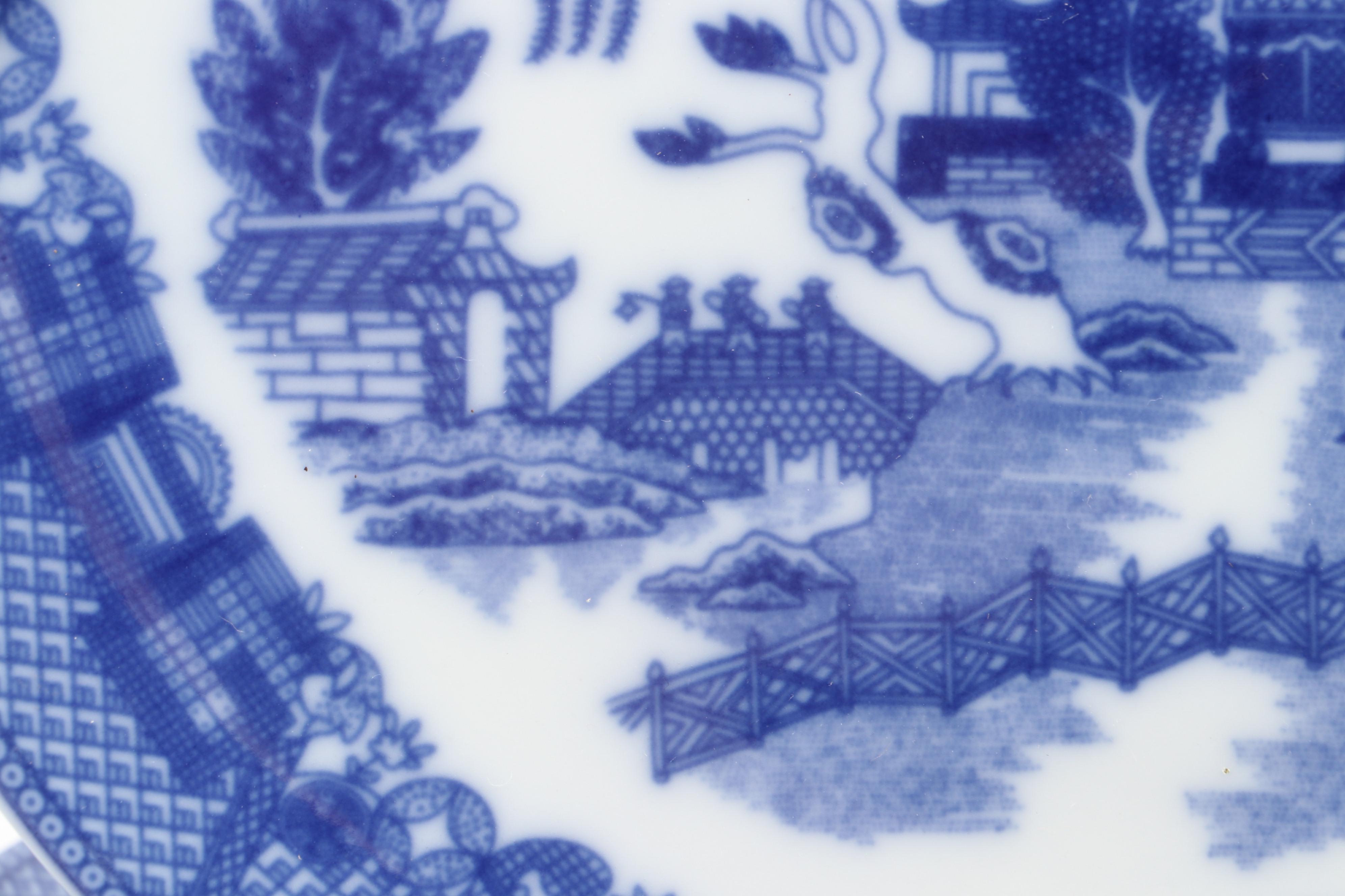 Blue Willow Plates, 20th Century