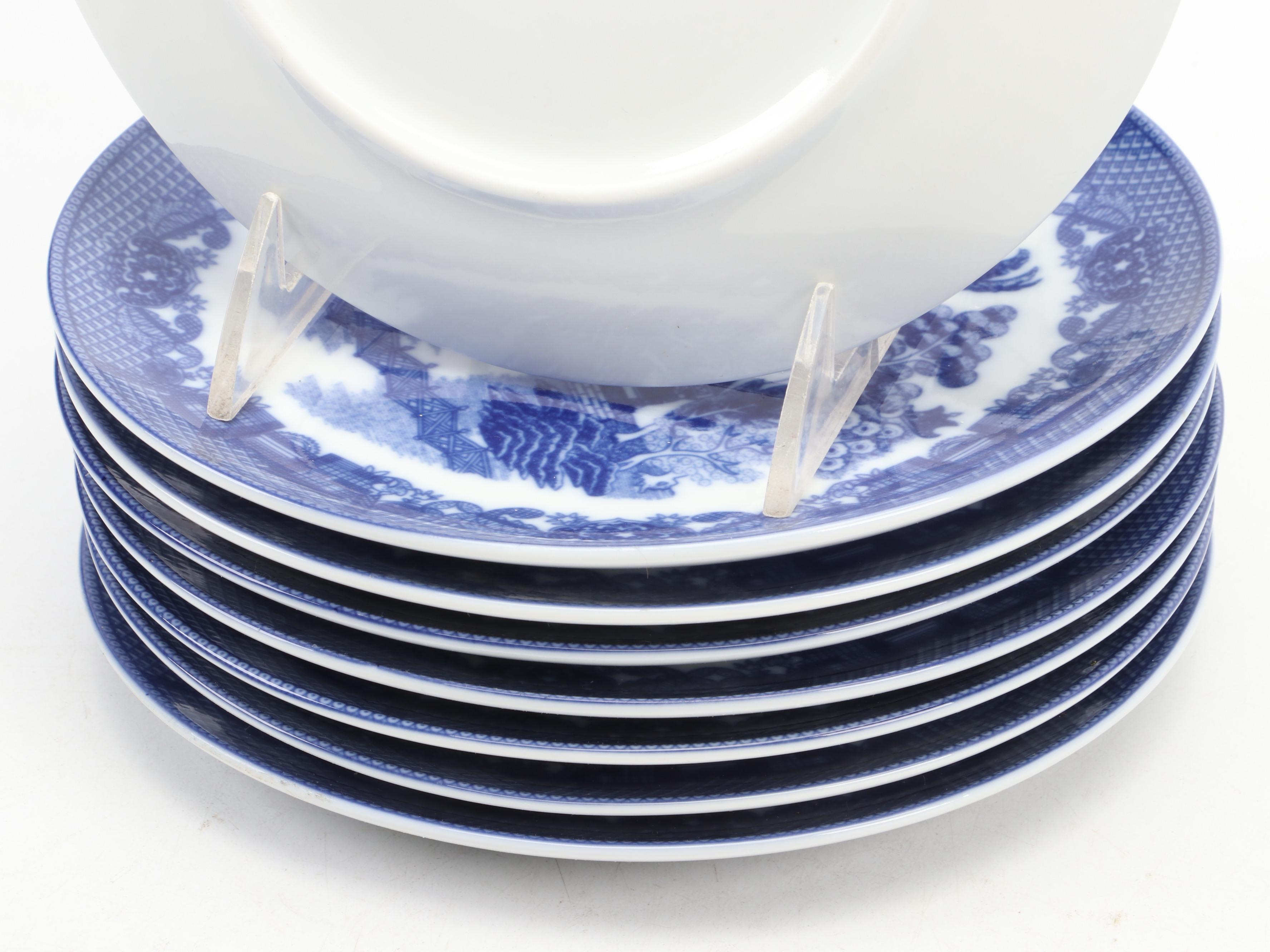 Blue Willow Plates, 20th Century