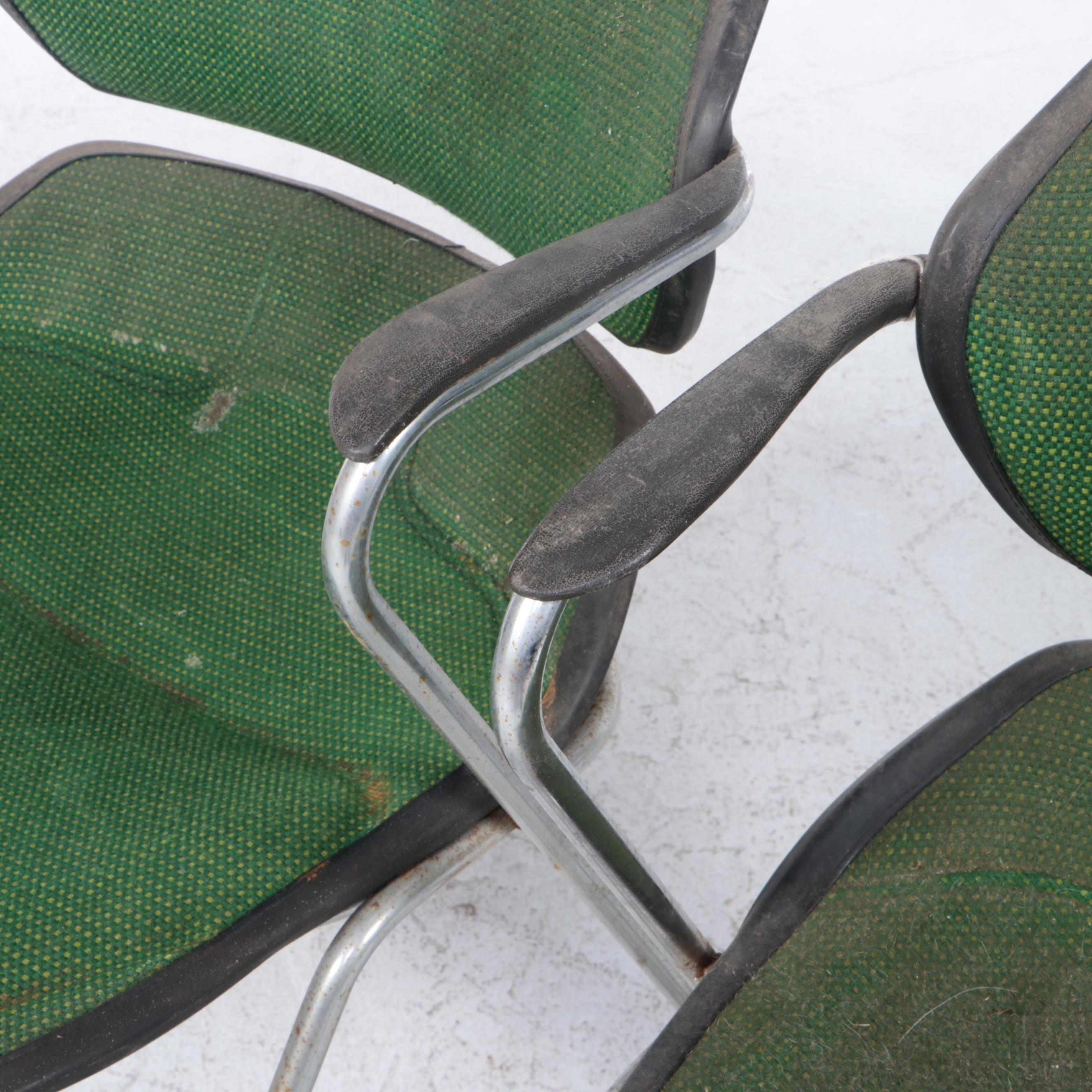 Herman Miller with Mid Century Modern Stacking and Other Chairs