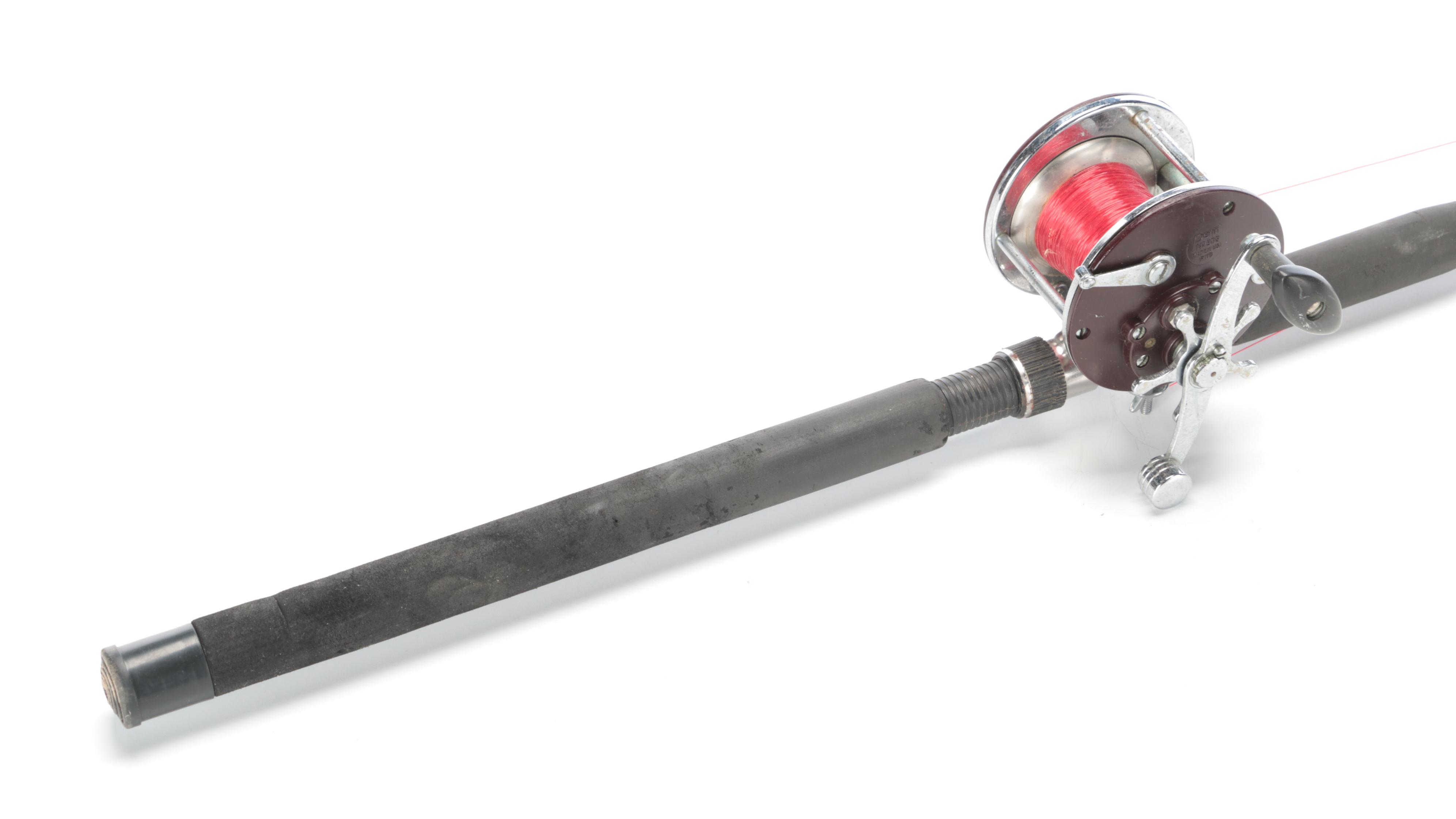 Wooden Handled and Other Fishing Rods, Mid to Late 20th Century