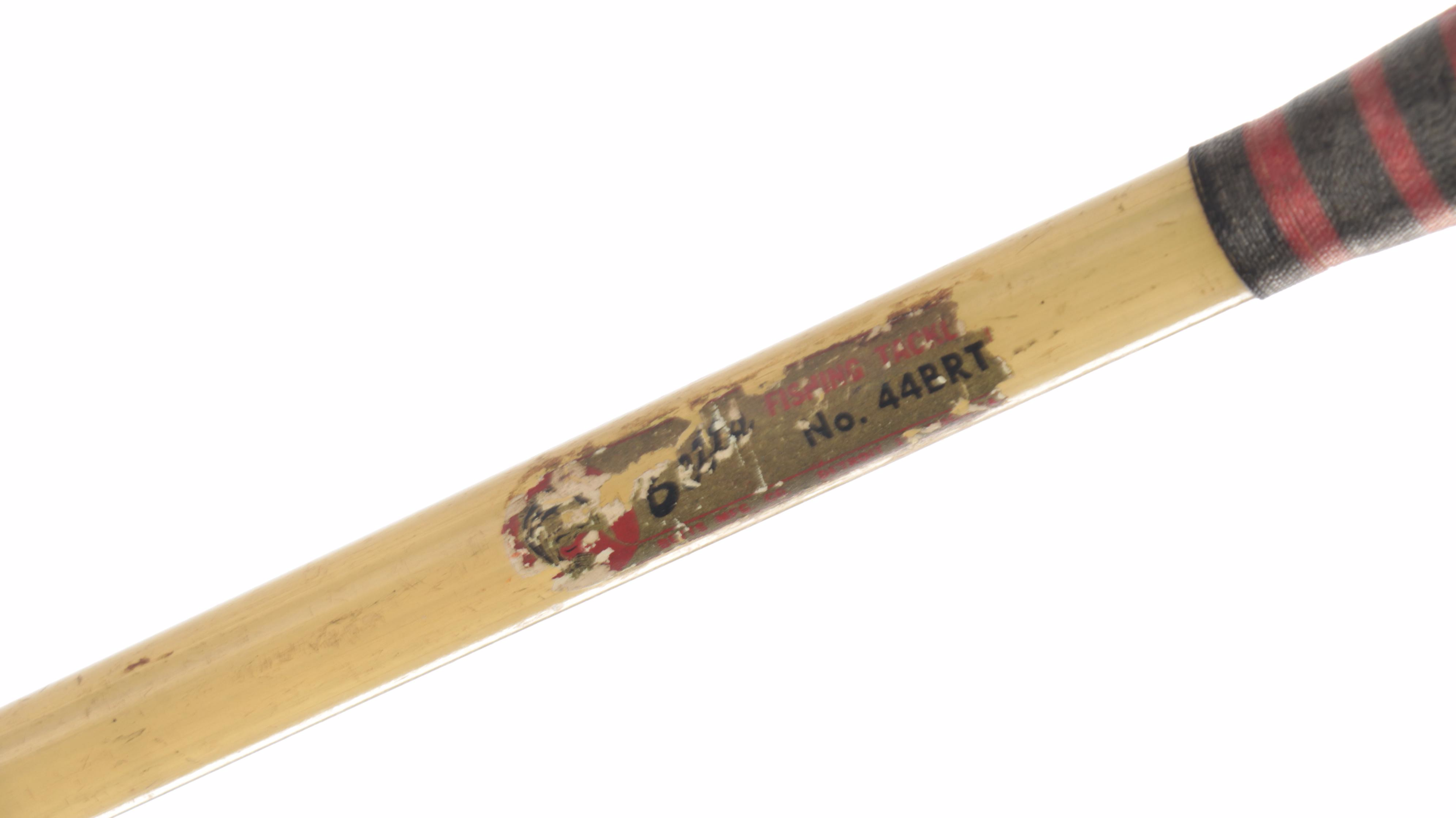 Wooden Handled and Other Fishing Rods, Mid to Late 20th Century