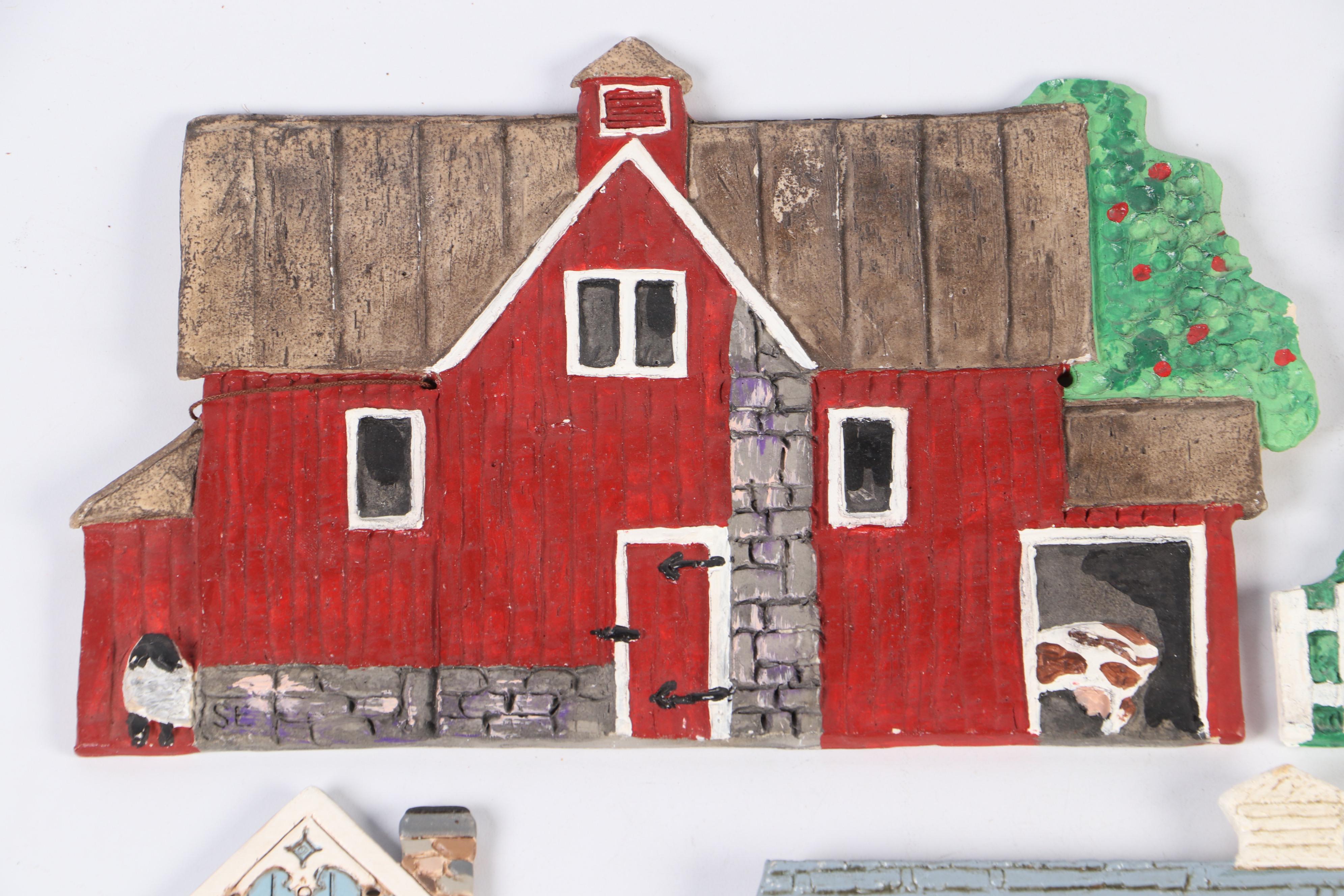 Shepard Eberly "Country Lane", "Victorian Way" More Ceramic House Facades