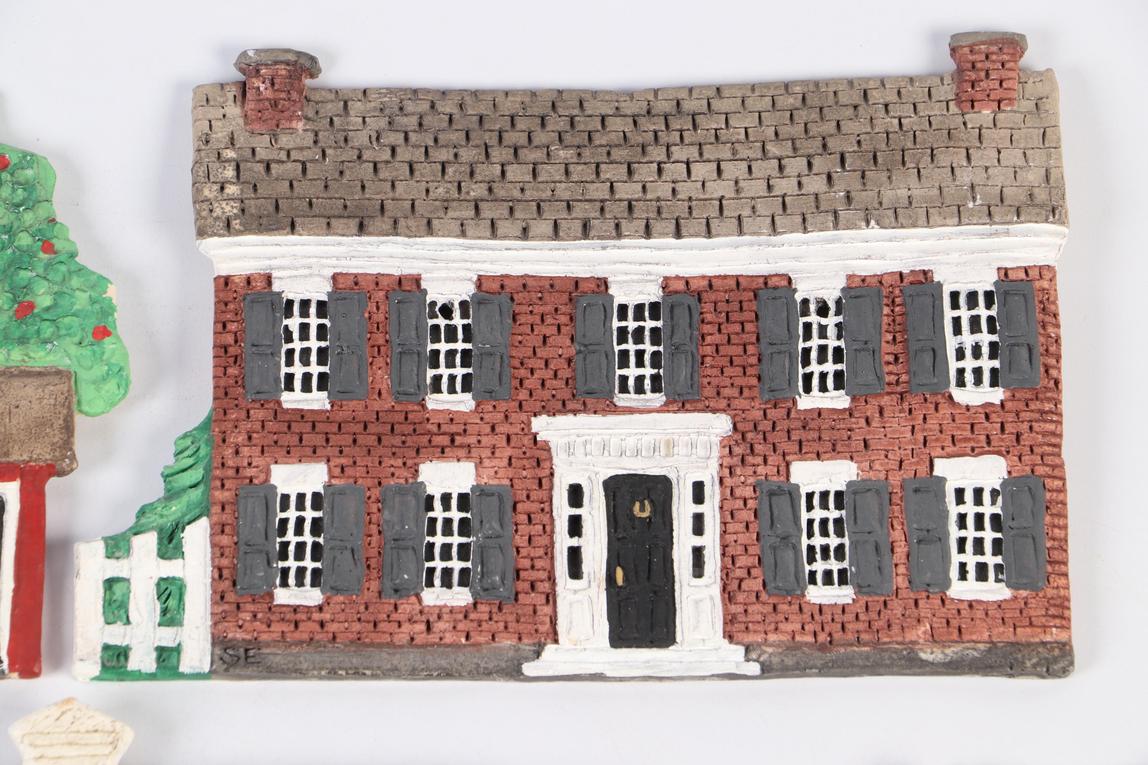 Shepard Eberly "Country Lane", "Victorian Way" More Ceramic House Facades