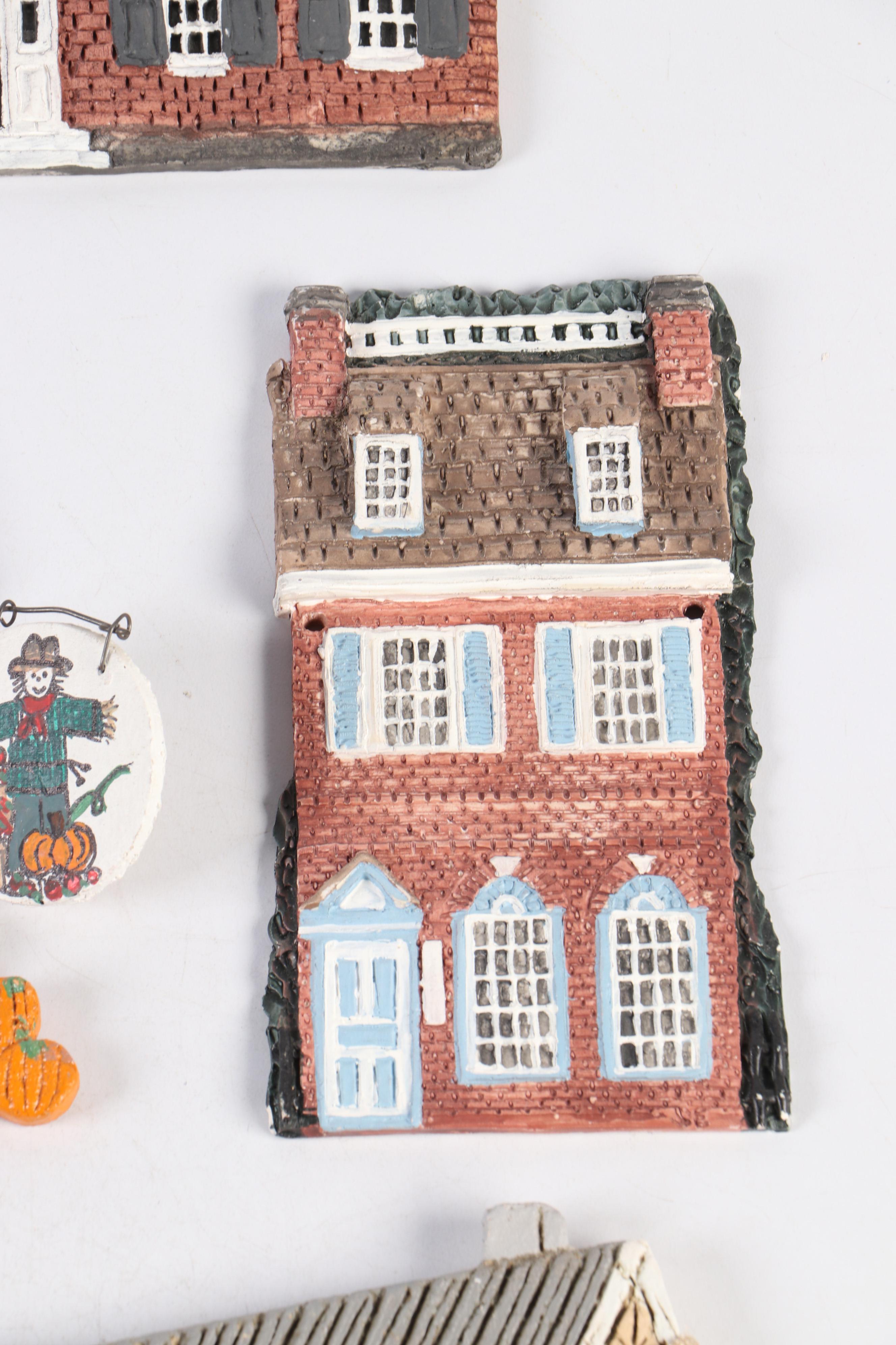 Shepard Eberly "Country Lane", "Victorian Way" More Ceramic House Facades