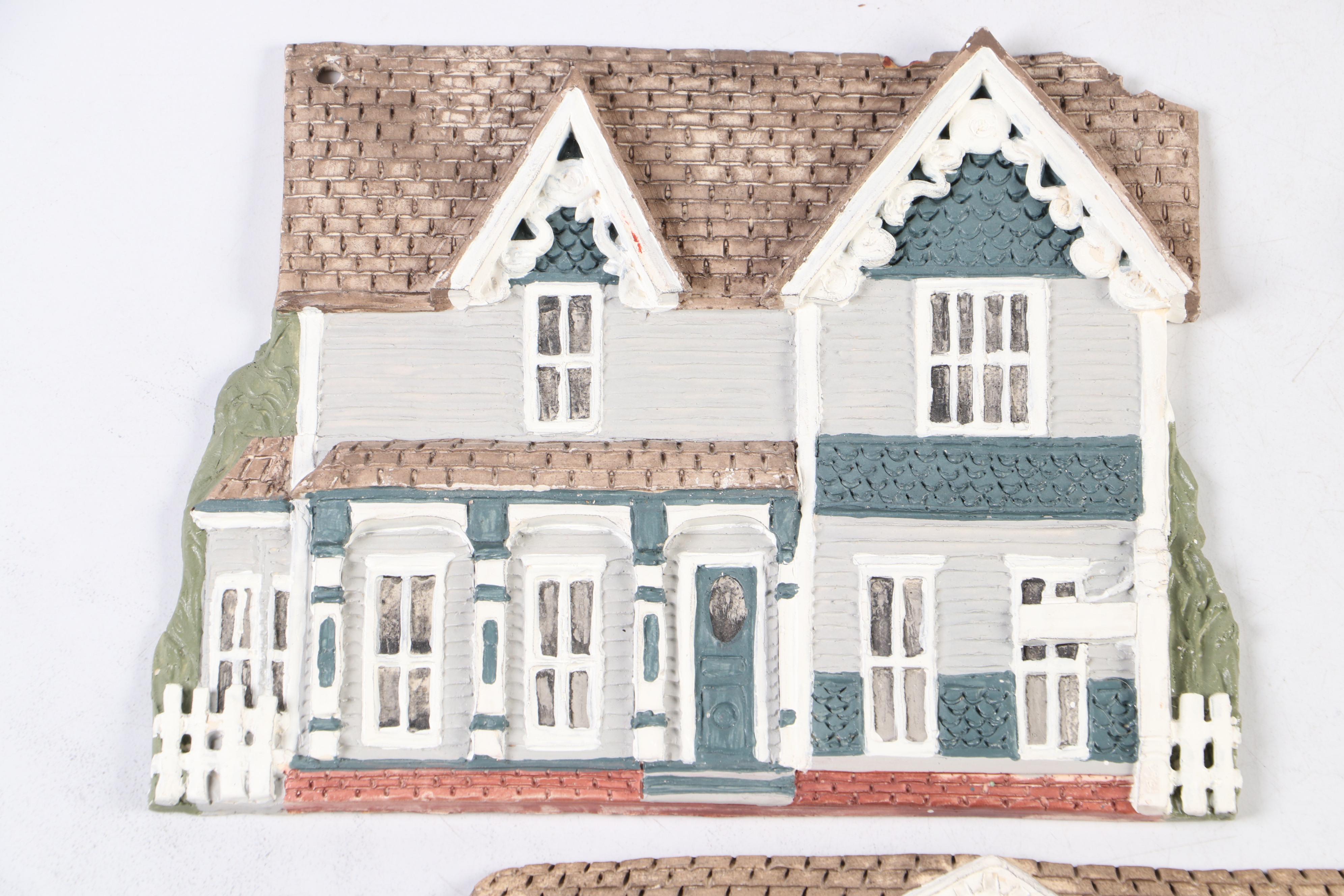 Shepard Eberly "Country Lane", "Victorian Way" More Ceramic House Facades