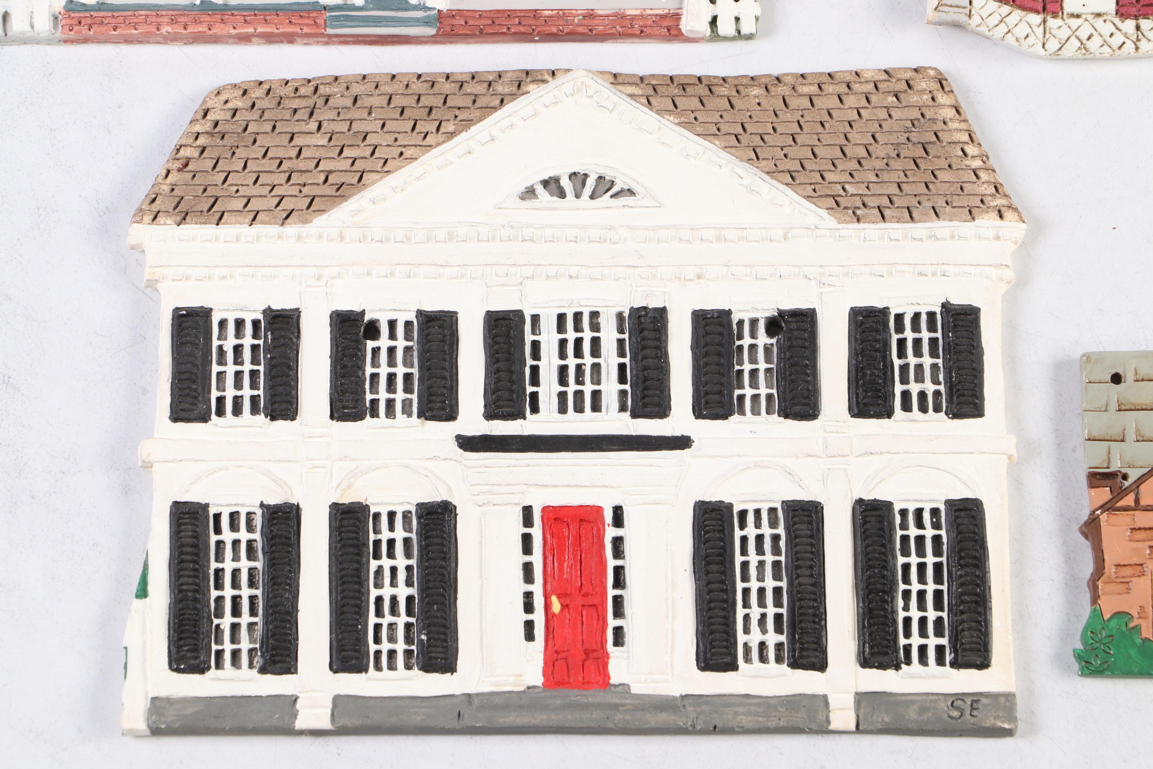 Shepard Eberly "Country Lane", "Victorian Way" More Ceramic House Facades