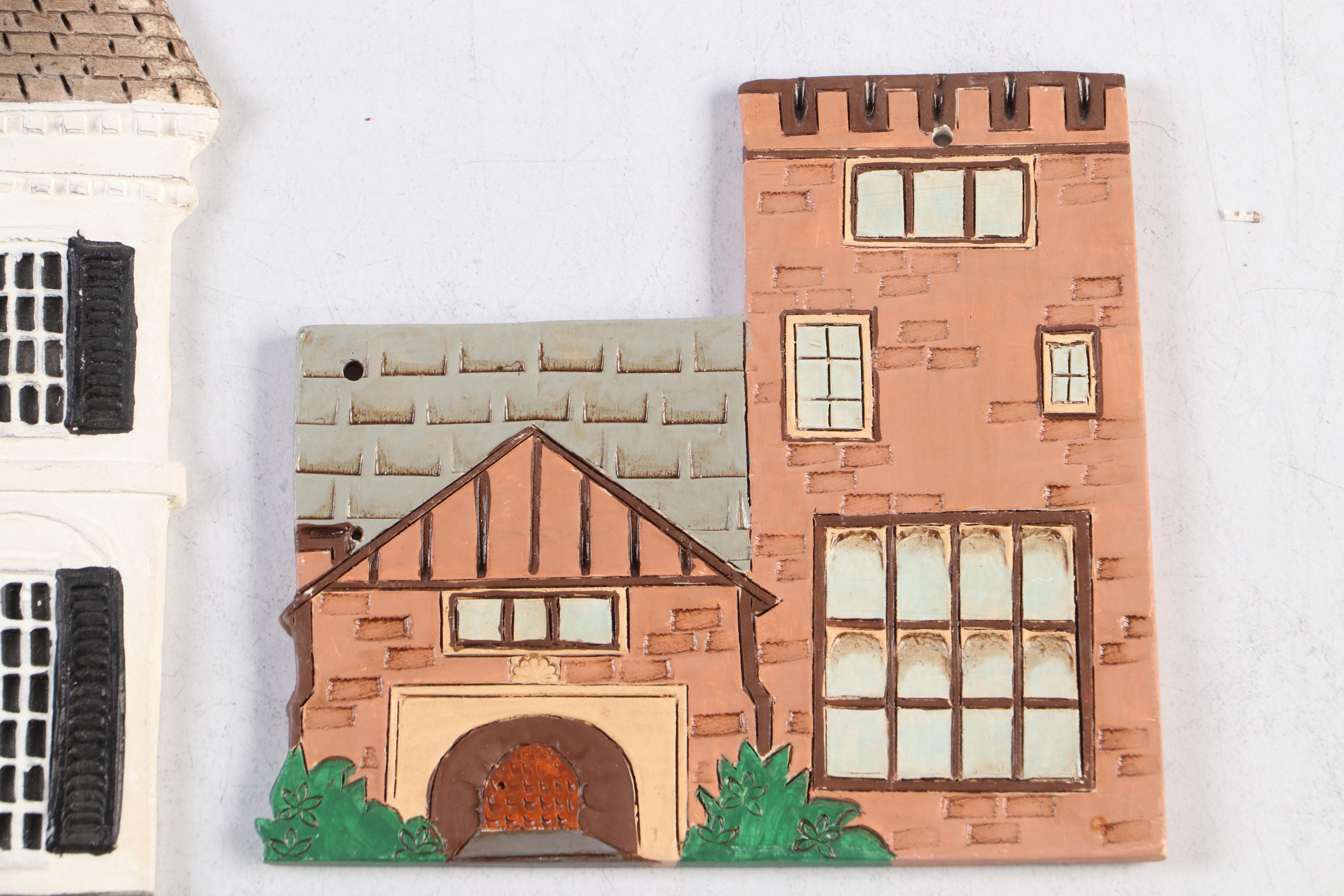 Shepard Eberly "Country Lane", "Victorian Way" More Ceramic House Facades