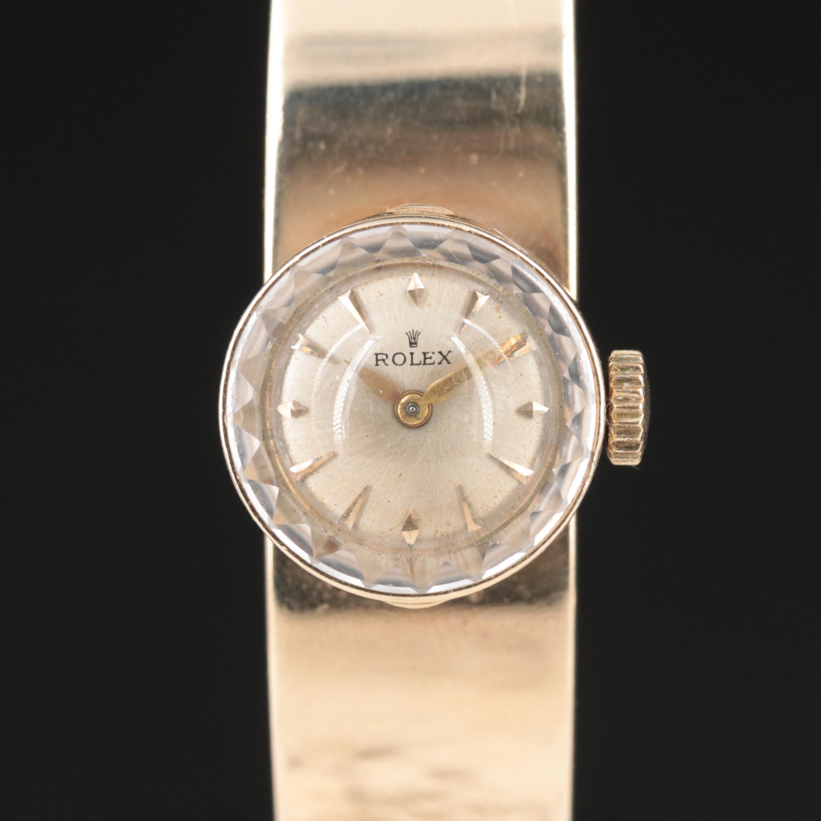 Vintage Rolex Stem Wind Custom Watch