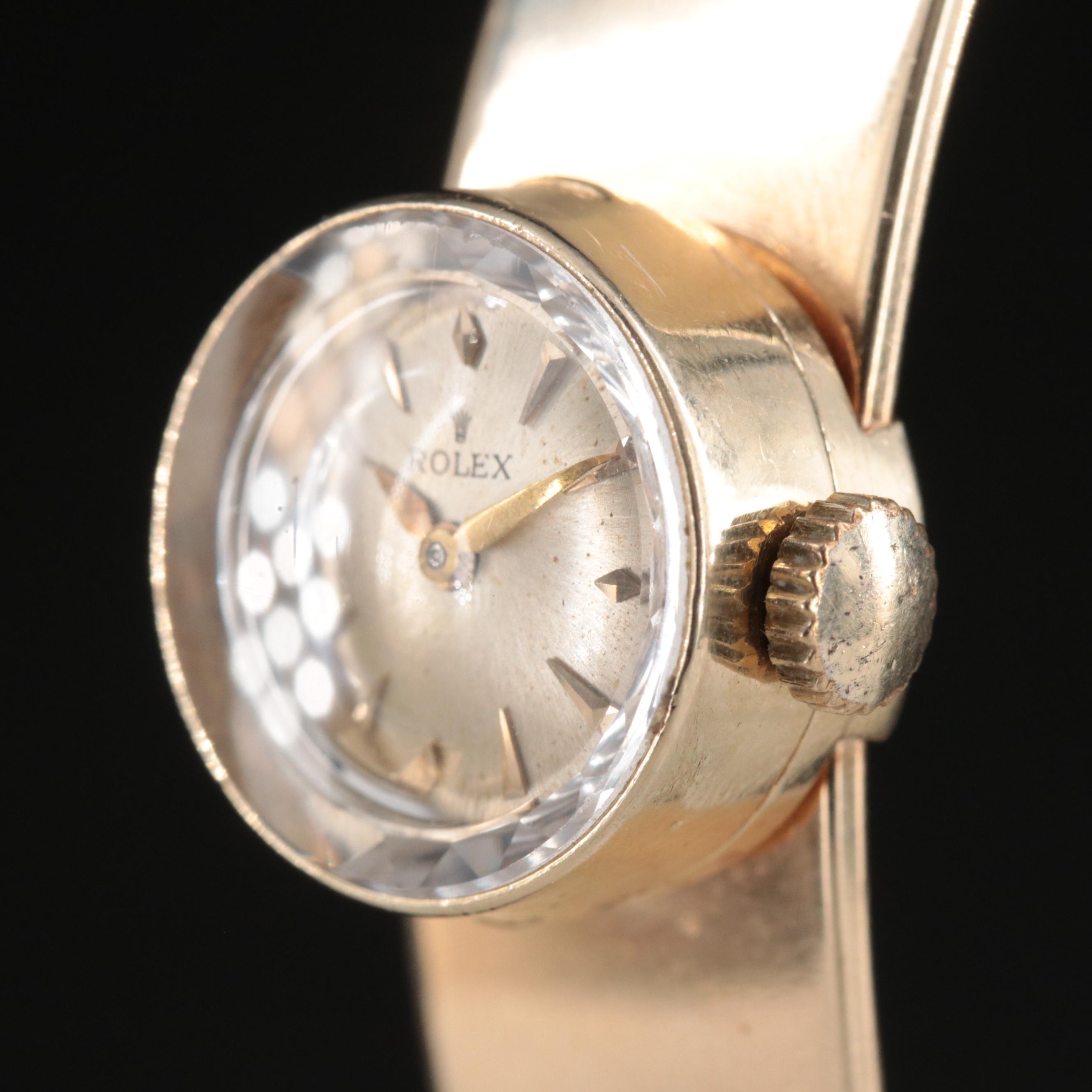 Vintage Rolex Stem Wind Custom Watch